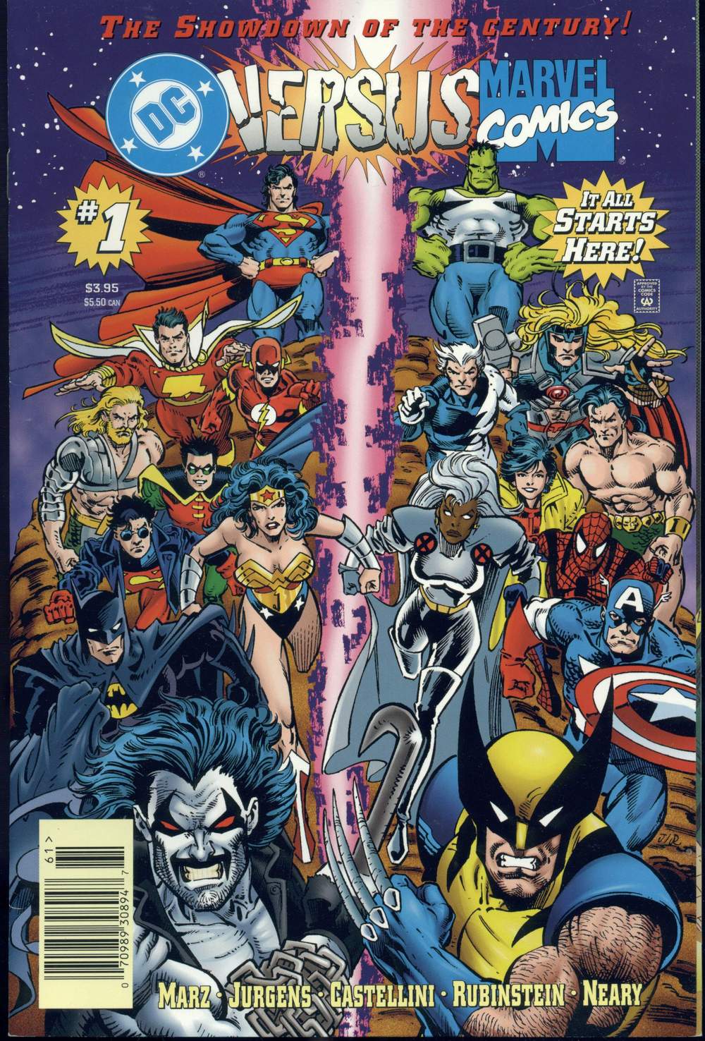 DC Versus Marvel/Marvel Versus DC Issue #1 - Page 1