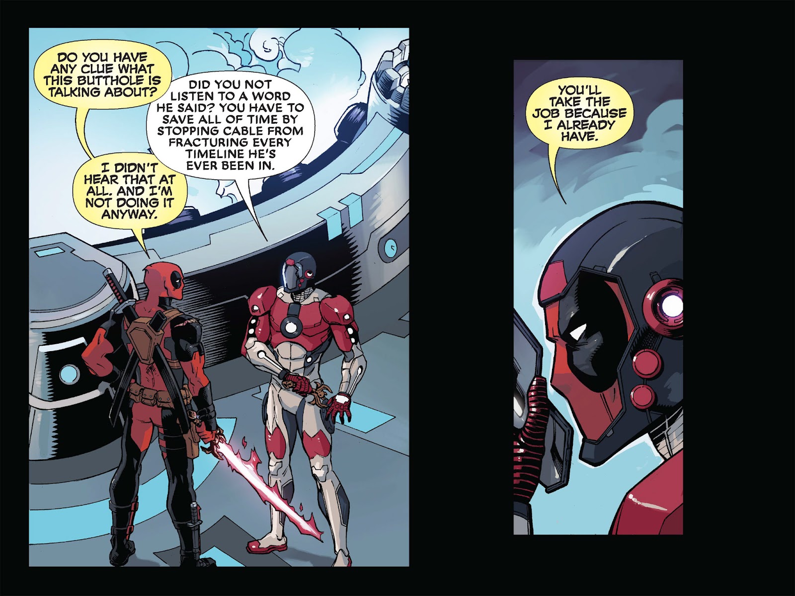 Deadpool & Cable: Split Second Infinite Comic Issue #4 - Page 51