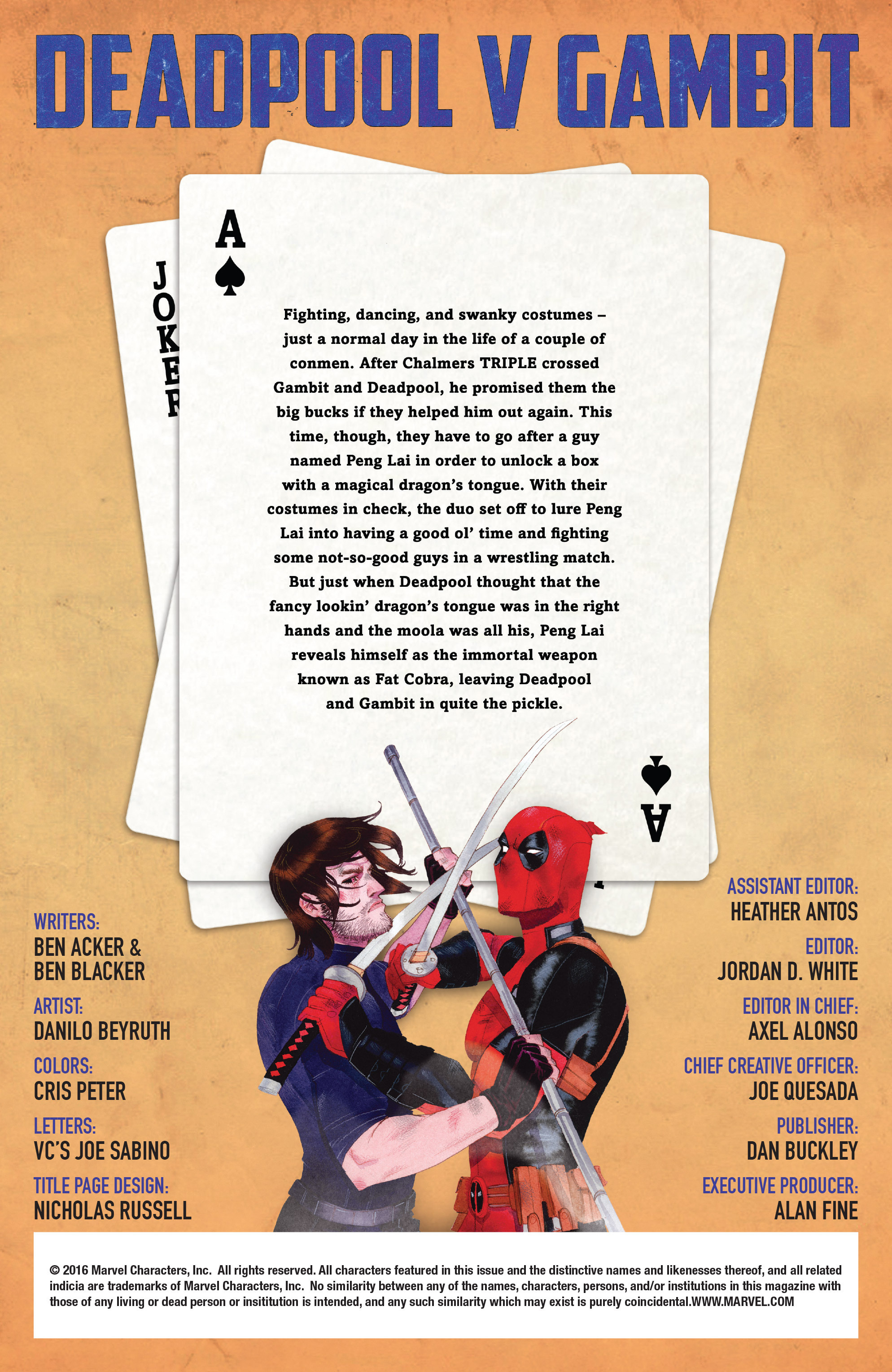 Deadpool V Gambit Issue #3 - Page 2