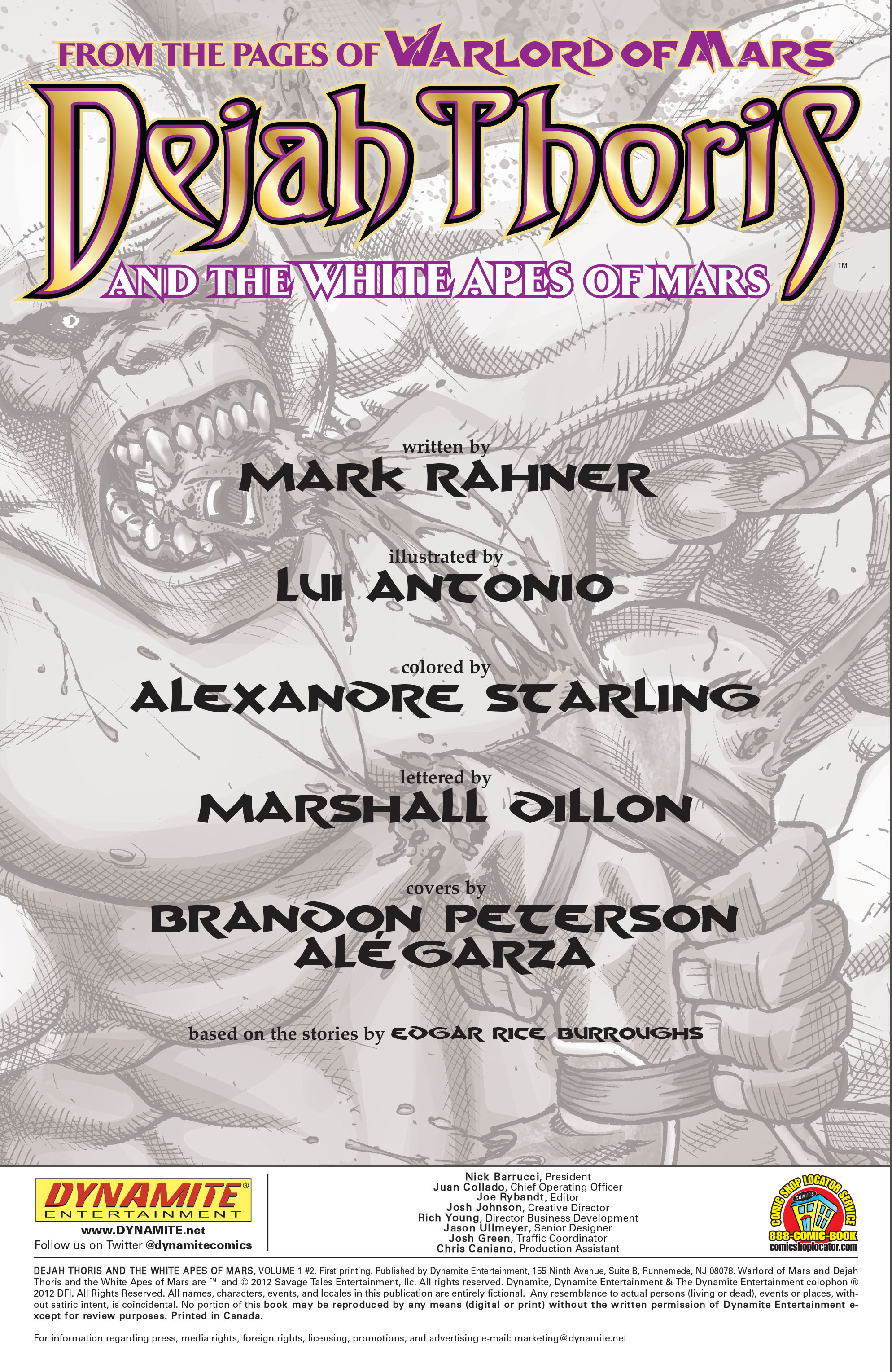 Dejah Thoris and the White Apes of Mars   Issue #2 - Page 3