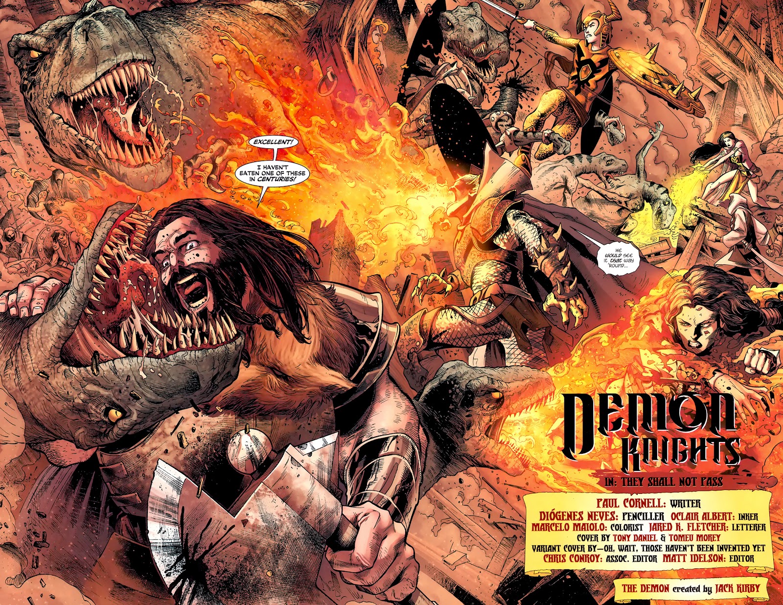 Demon Knights Issue #02 - Page 3