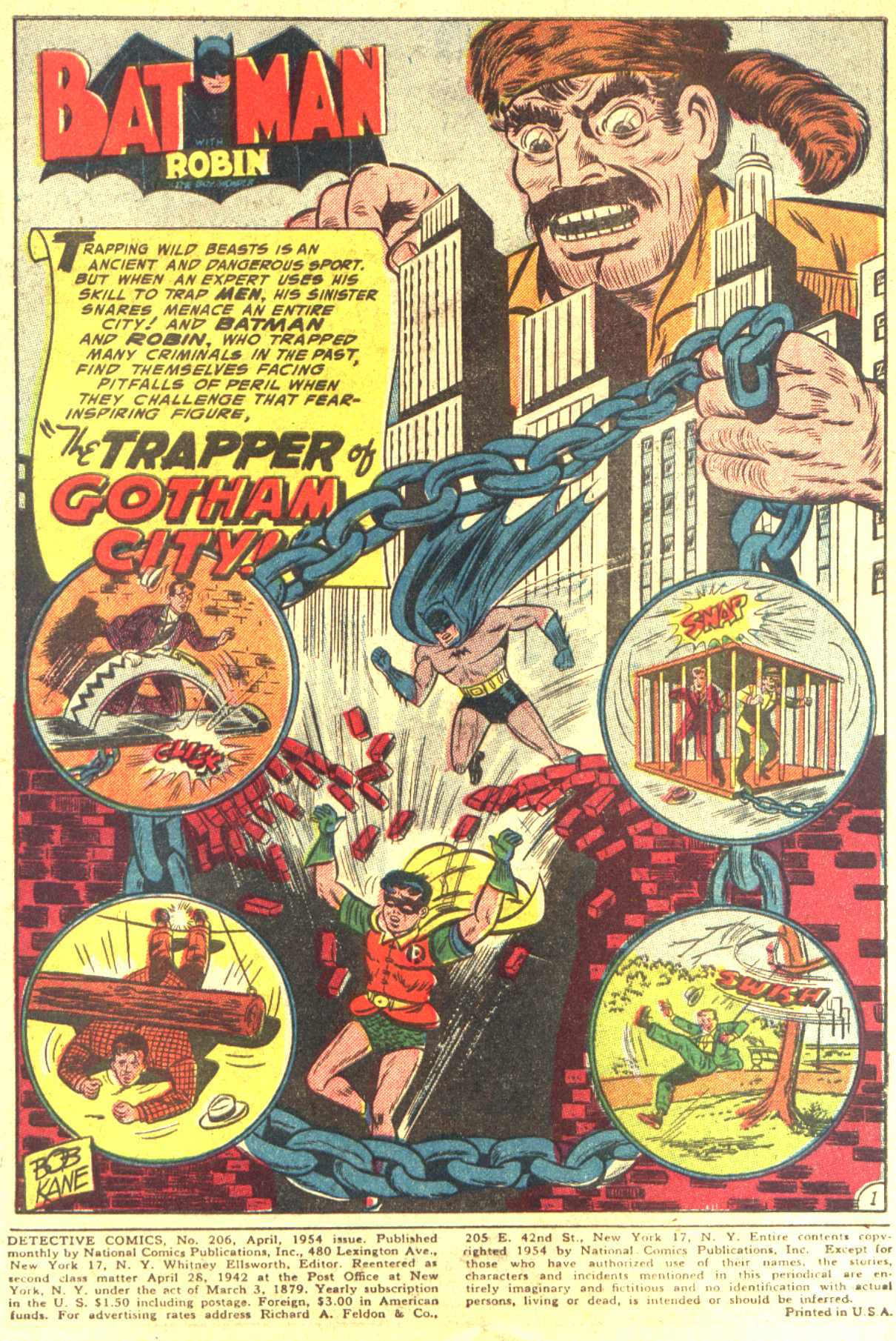 Detective Comics (1937) Issue #206 - Page 1