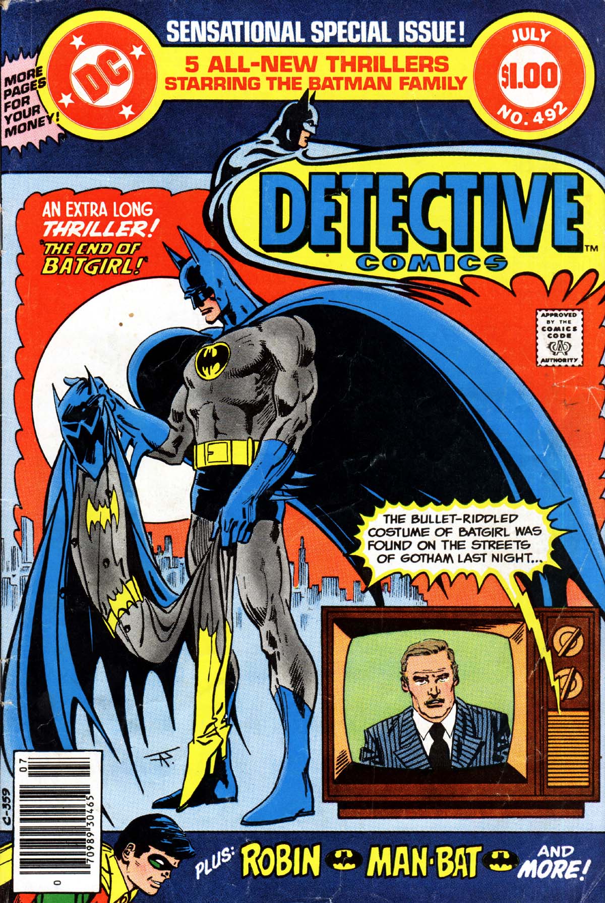 Detective Comics (1937) Issue #492 - Page 1