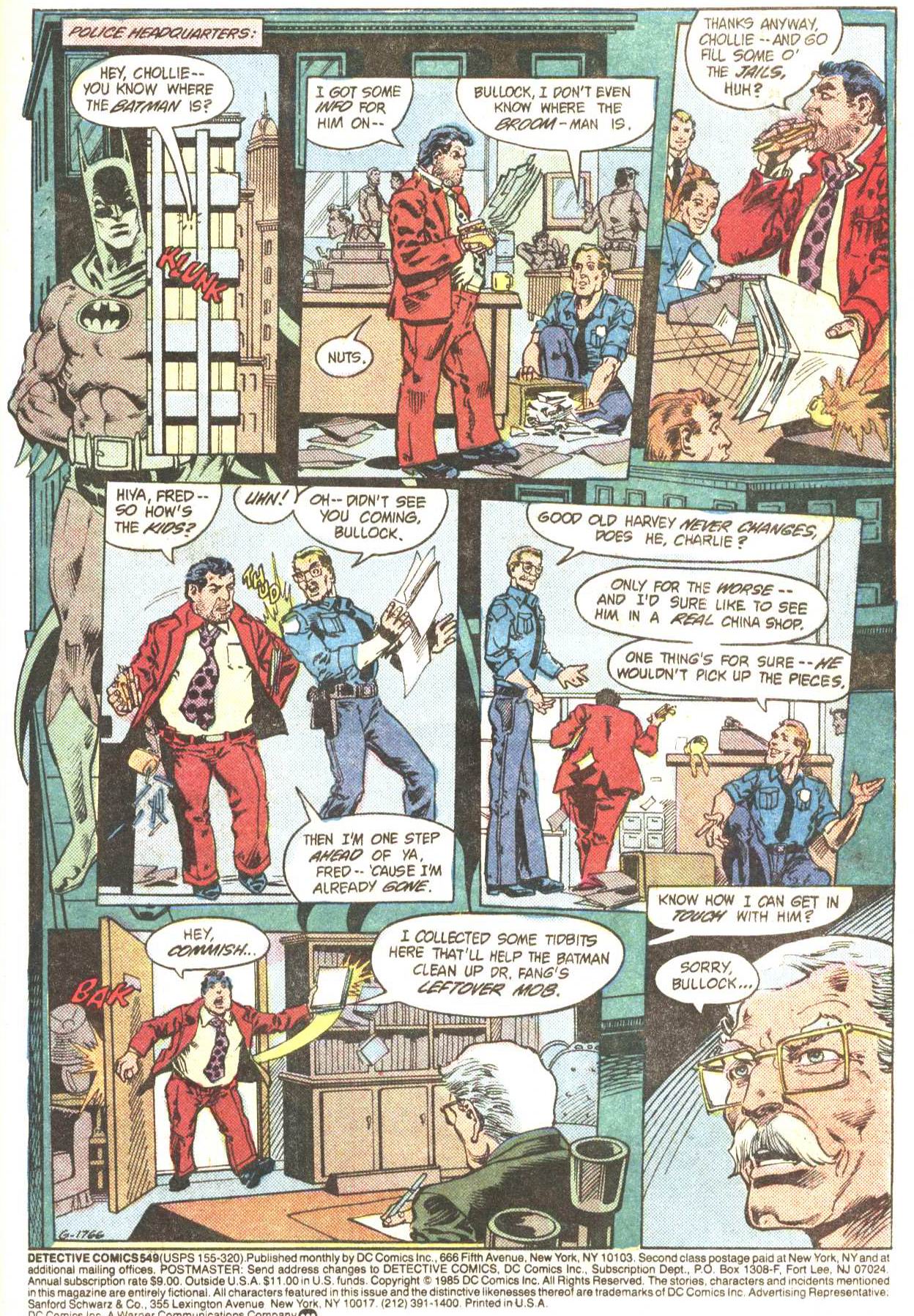 Detective Comics (1937) Issue #549 - Page 2