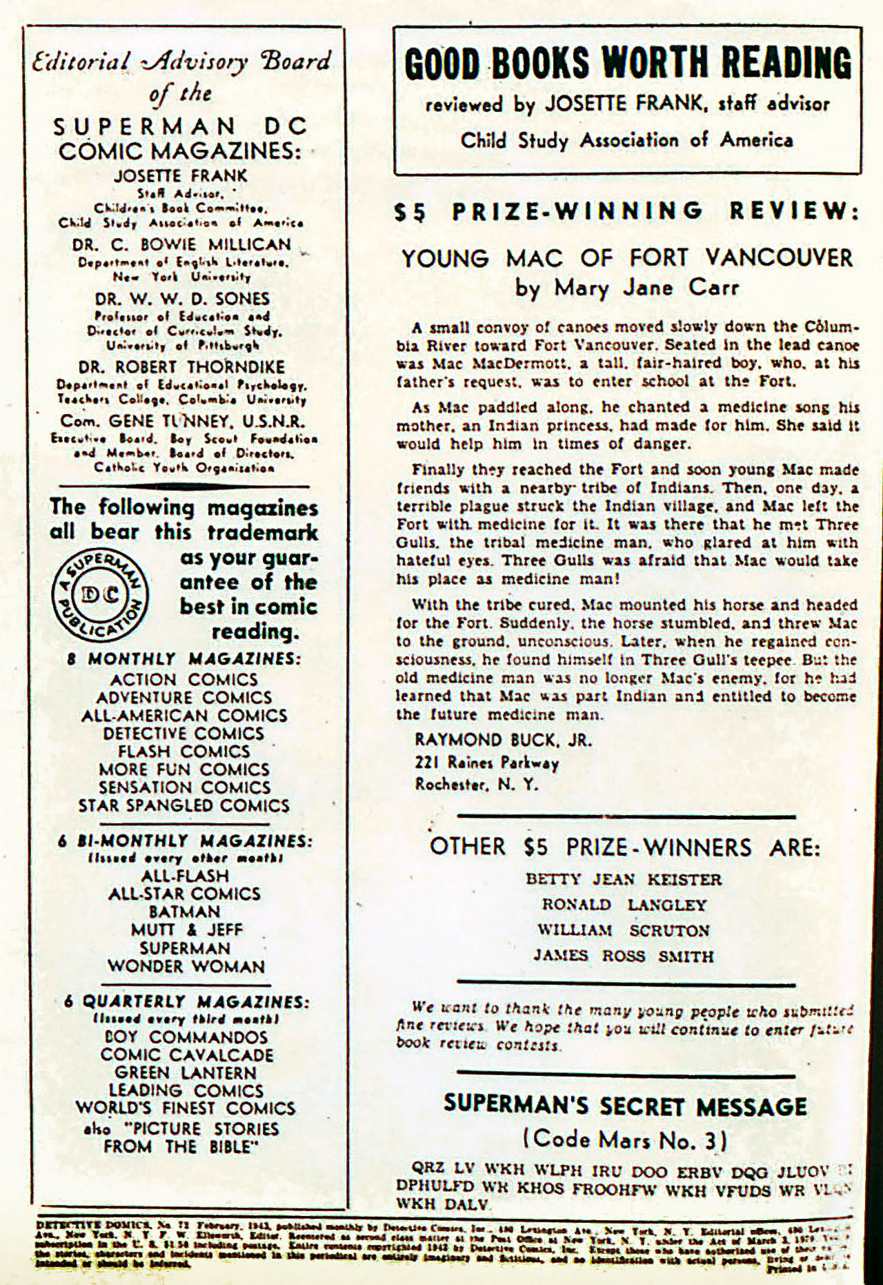 Detective Comics (1937) Issue #72 - Page 3