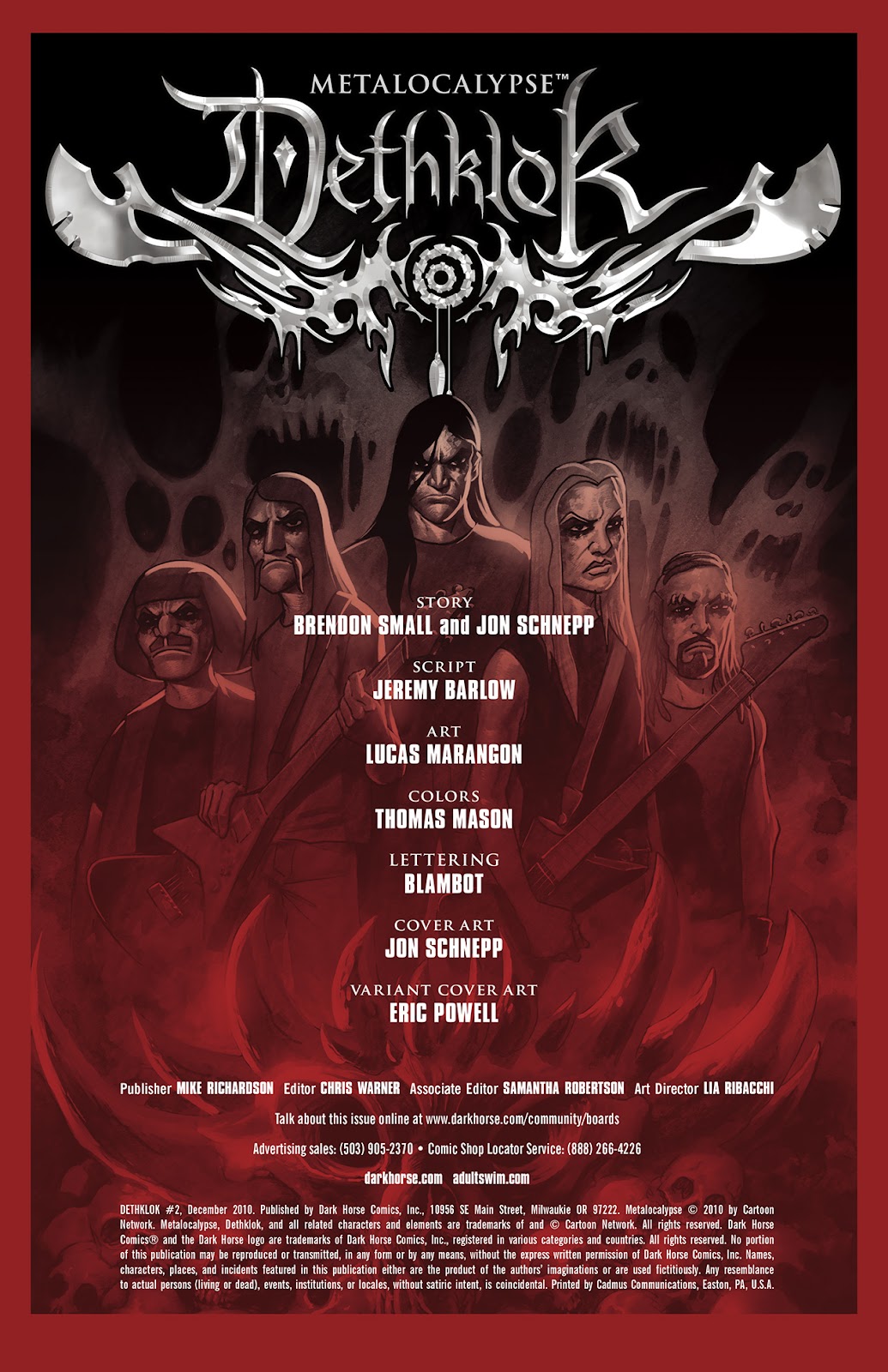 Dethklok Issue #2 - Page 3