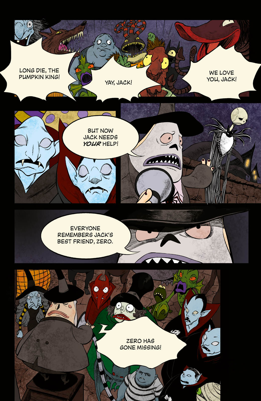 Disney Manga: Tim Burton's The Nightmare Before Christmas - Zero's Journey Book 1 - Page 57