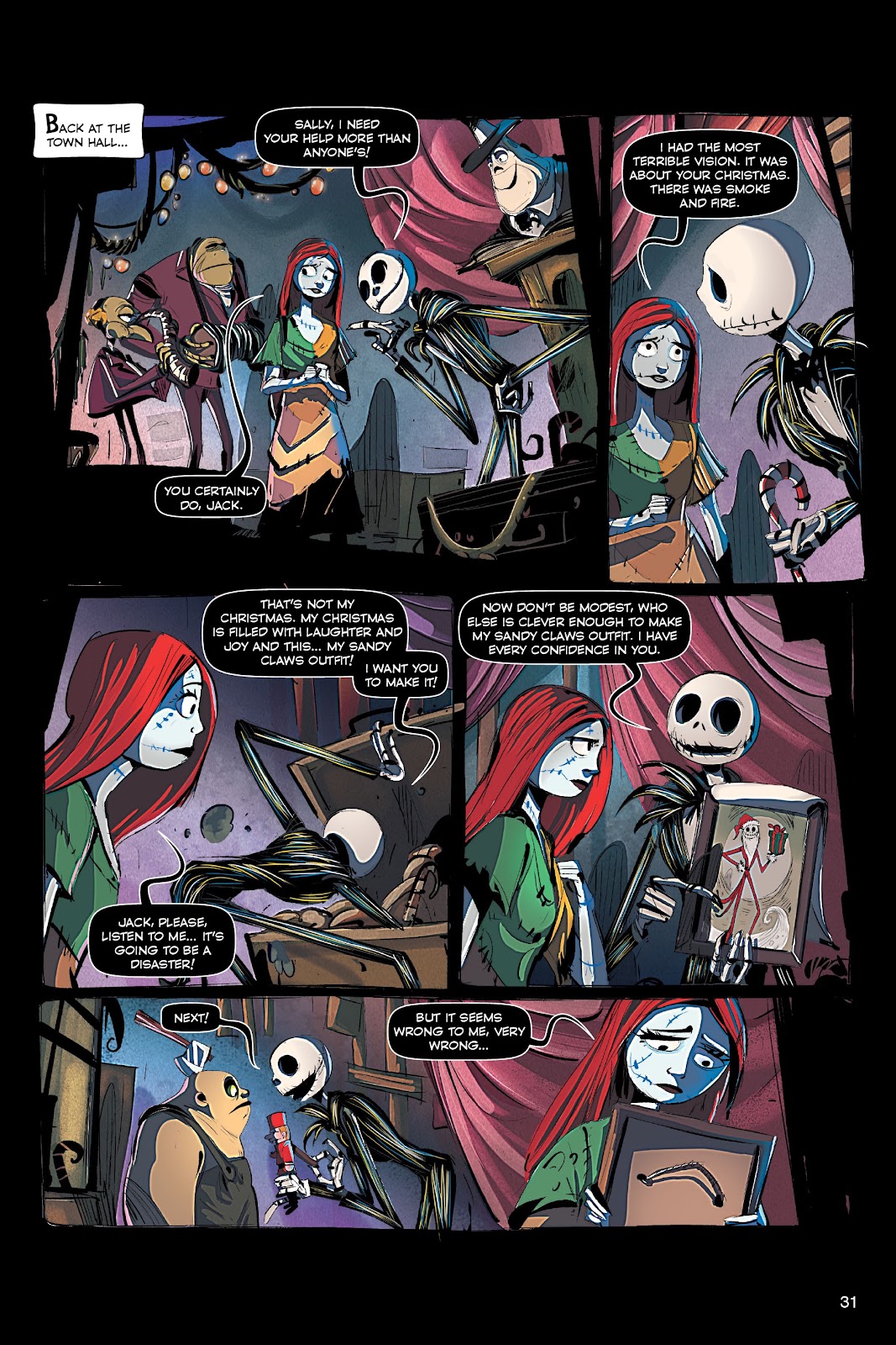 Disney The Nightmare Before Christmas: The Story of the Movie in Comics Full - Page 30