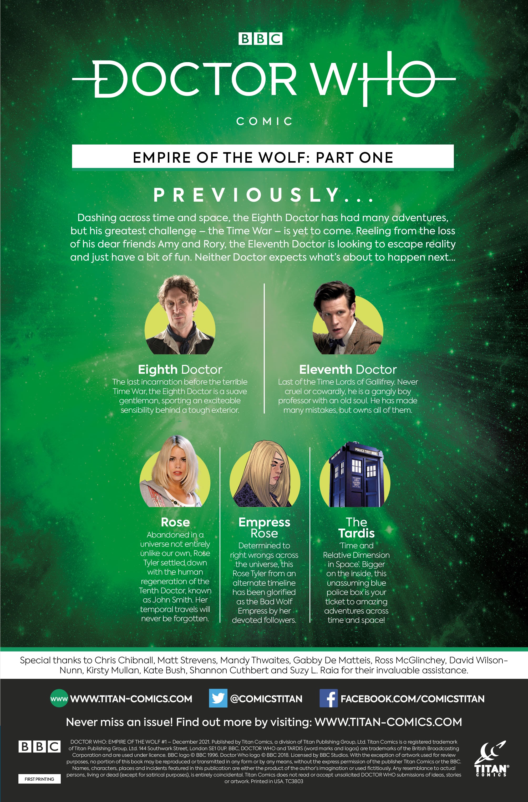 Doctor Who: Empire of the Wolf Issue #1 - Page 6