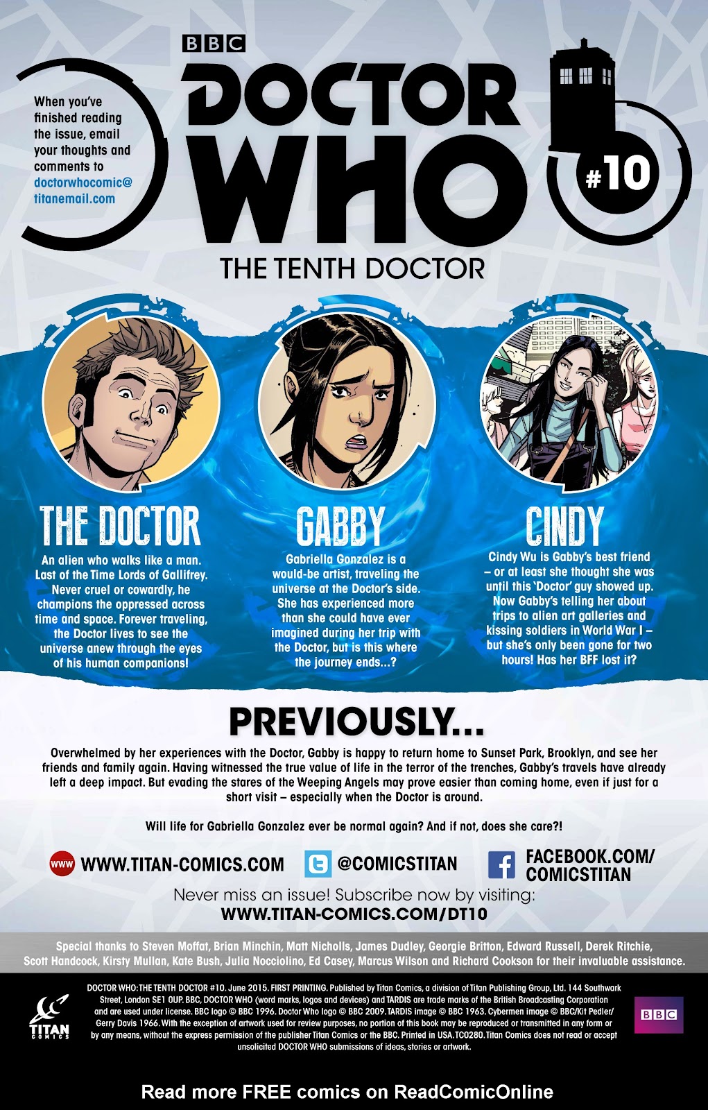 Doctor Who: The Tenth Doctor Issue #10 - Page 3