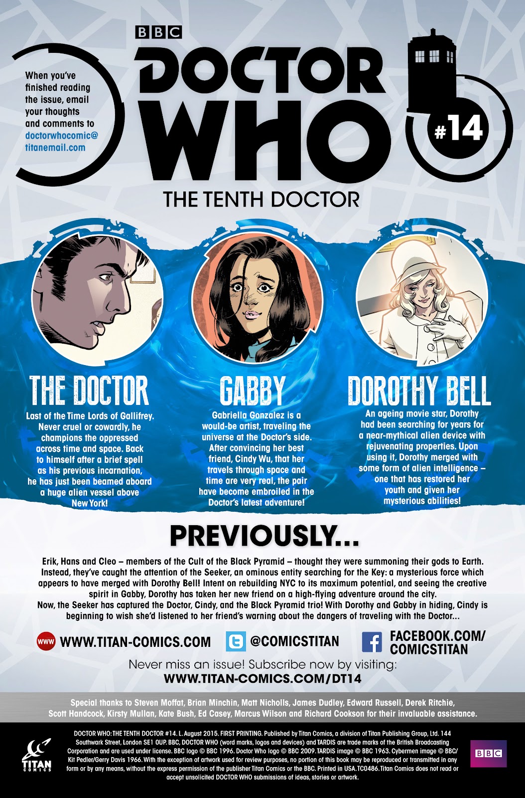 Doctor Who: The Tenth Doctor Issue #14 - Page 3