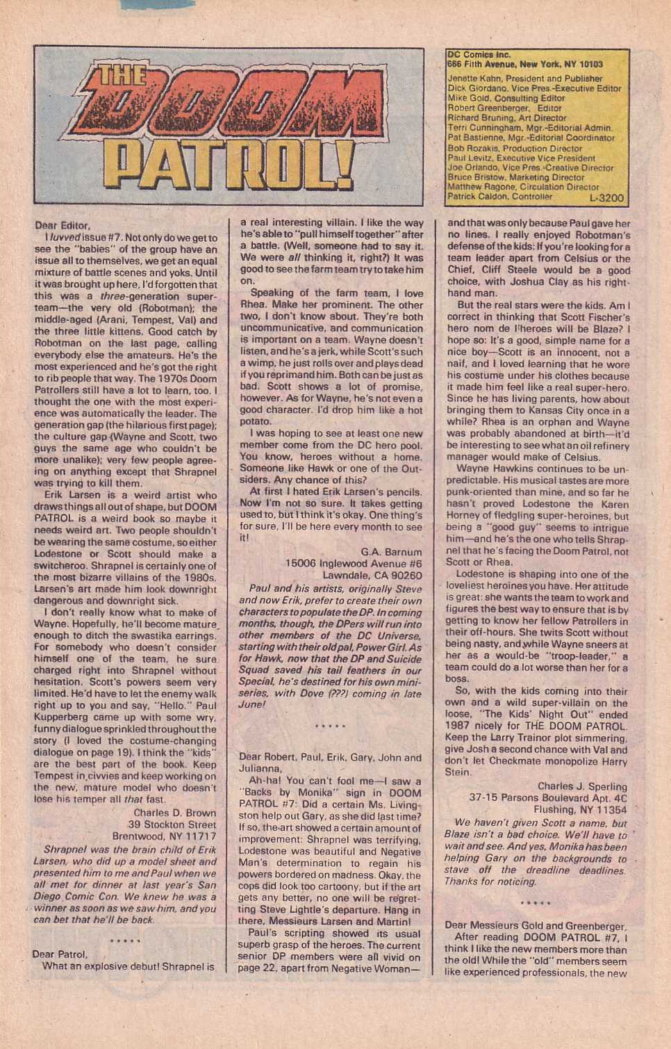 Doom Patrol (1987) Issue #11 - Page 23