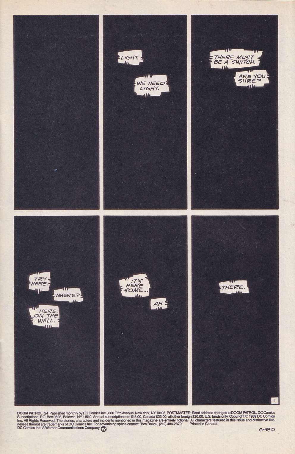 Doom Patrol (1987) Issue #24 - Page 3