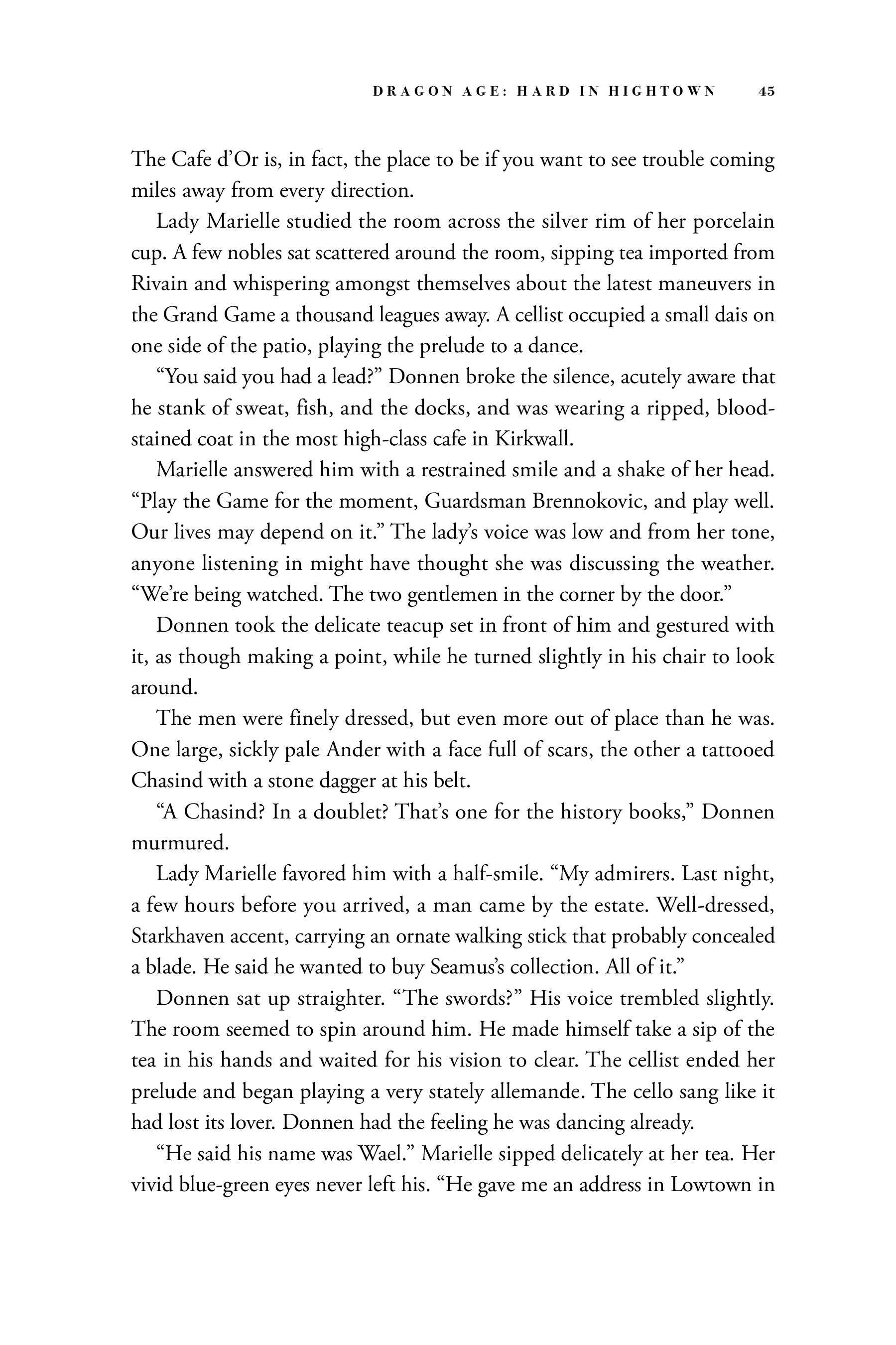 Dragon Age: Hard in Hightown TPB - Page 46