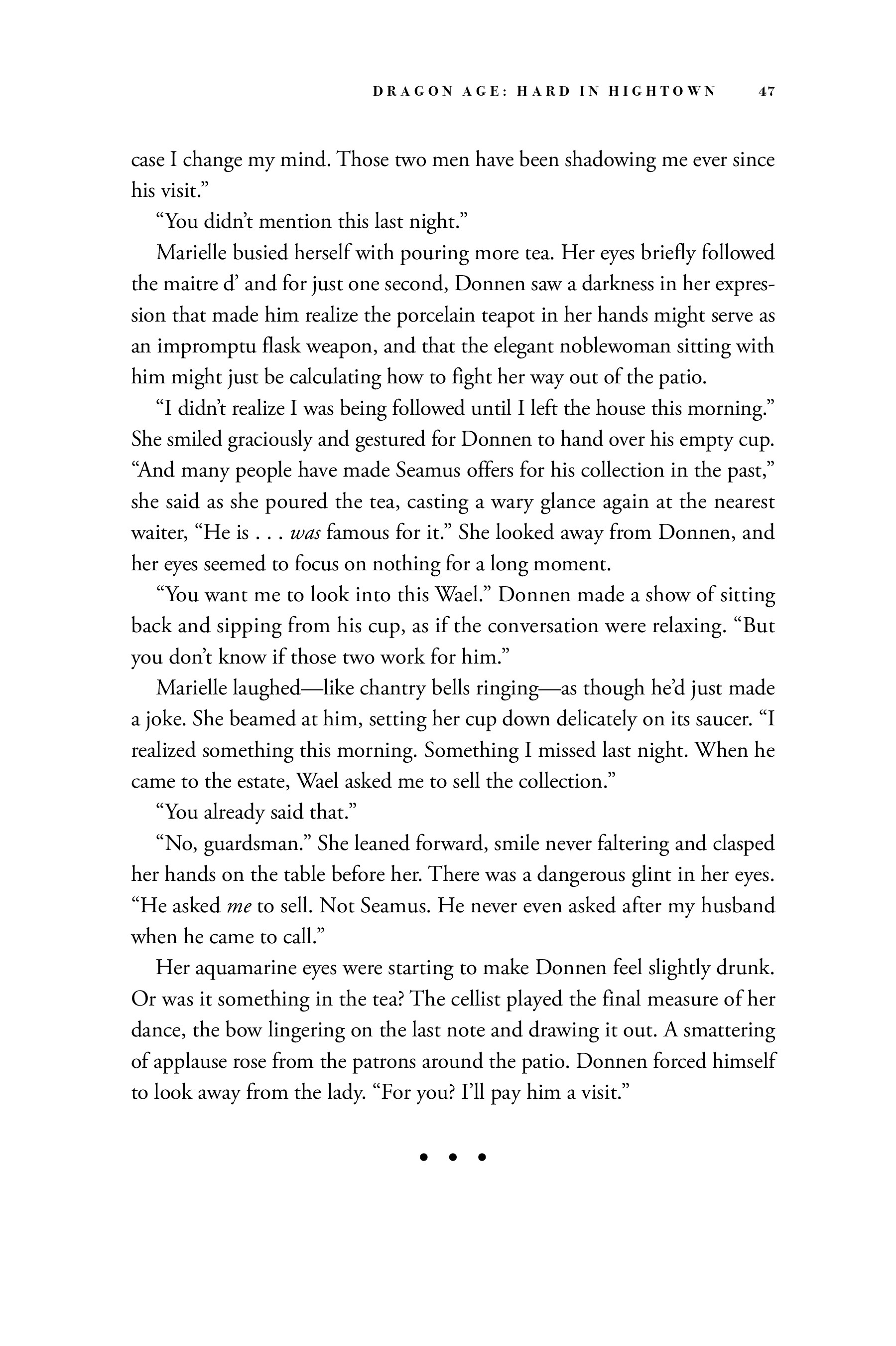 Dragon Age: Hard in Hightown TPB - Page 48