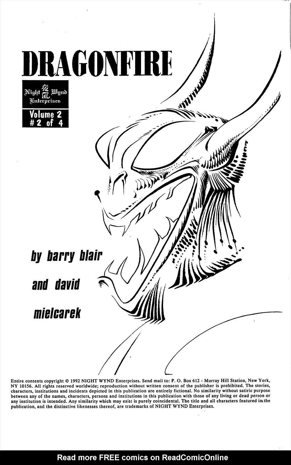 Dragonfire (1992) Issue #2 - Page 2