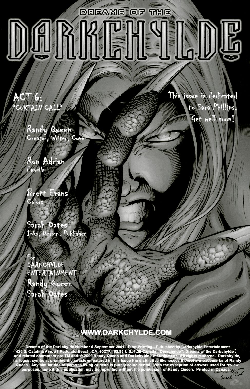 Dreams of the Darkchylde Issue #6 - Page 2