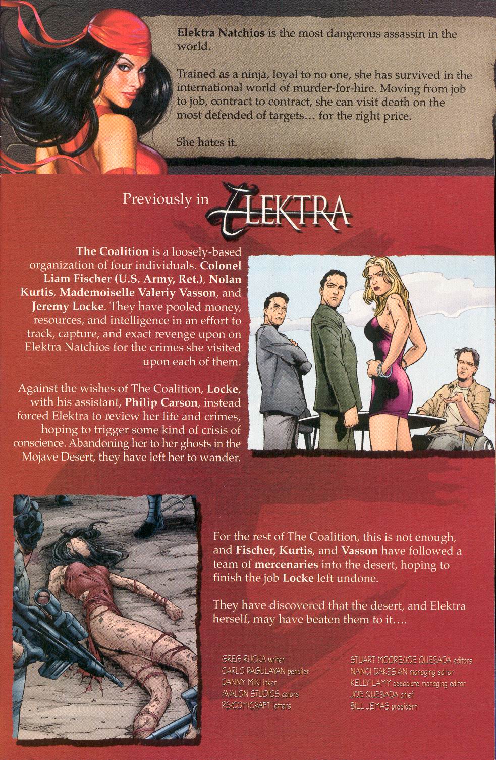Elektra (2001) Issue #14 - Page 2