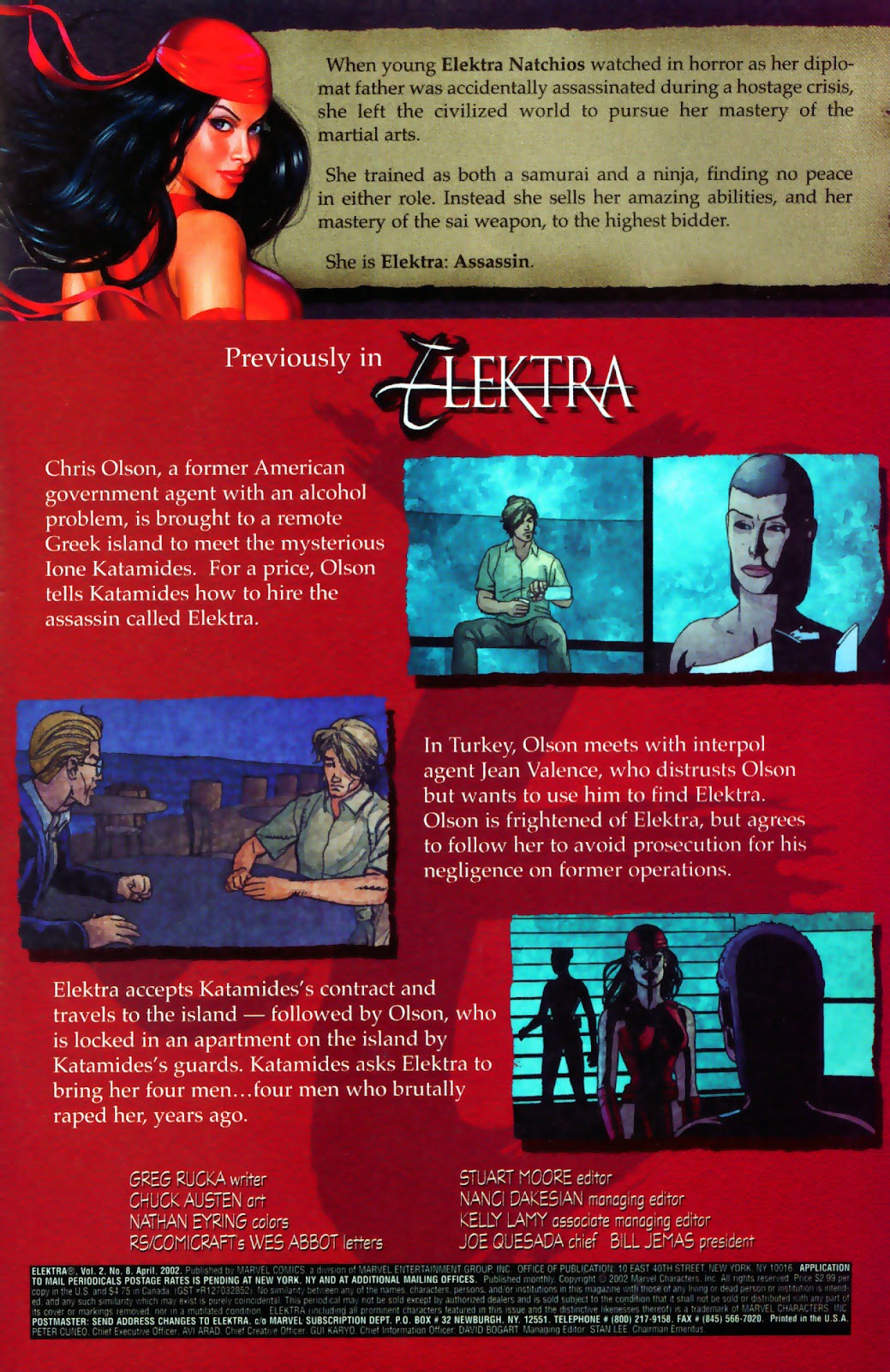 Elektra (2001) Issue #8 - Page 2