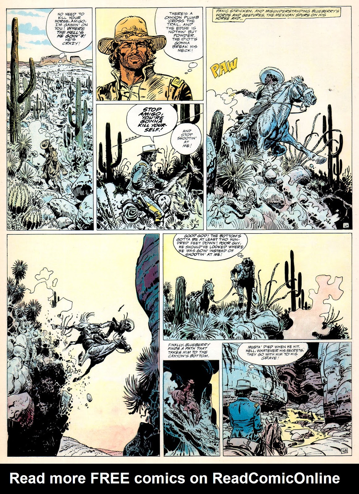 Epic Graphic Novel: Blueberry Issue #1 - Page 10