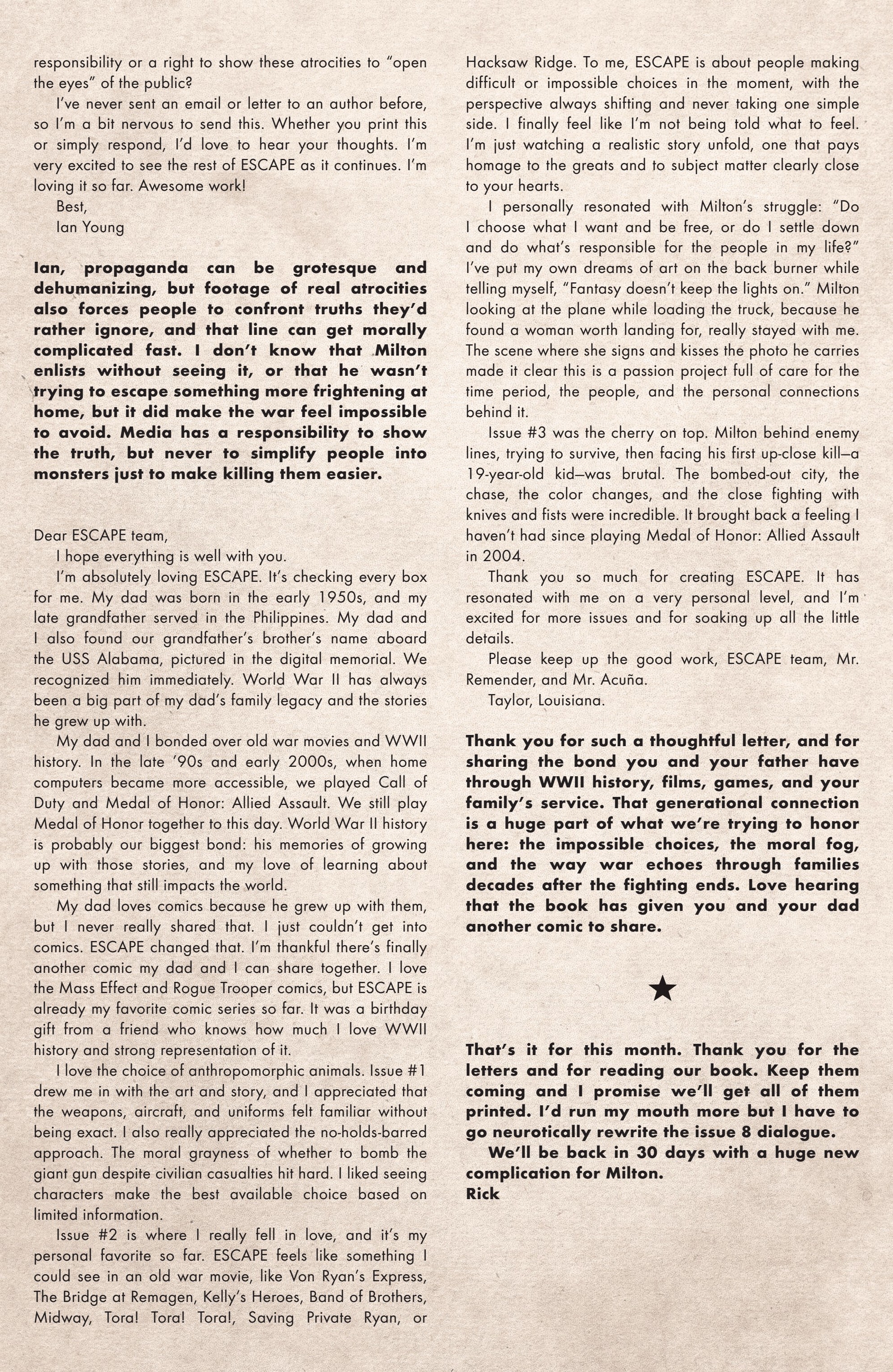 Escape Issue #7 - Page 28