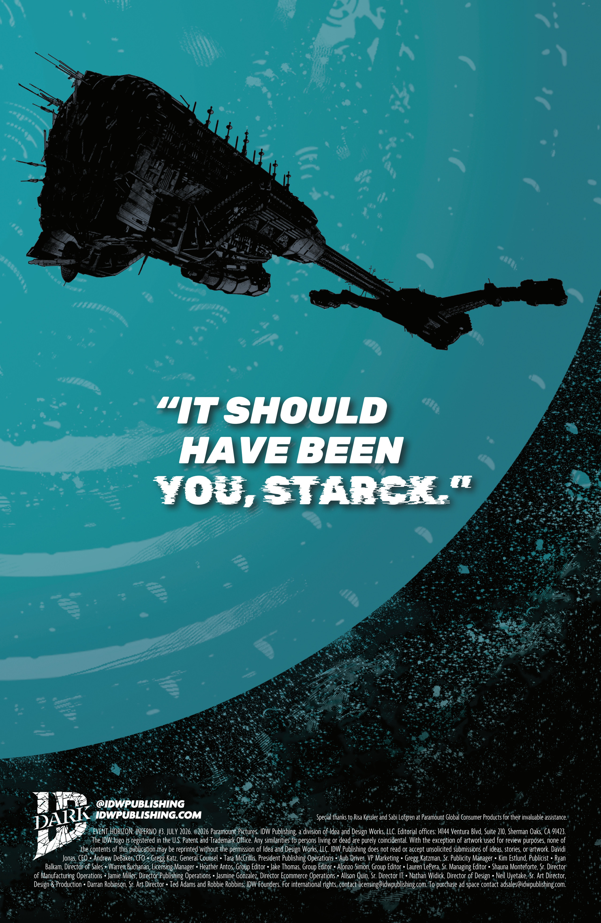 Event Horizon: Inferno Issue #3 - Page 2