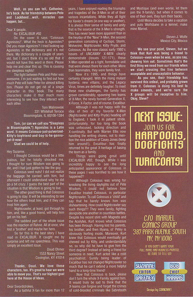 Excalibur (1988) Issue #96 - Page 22