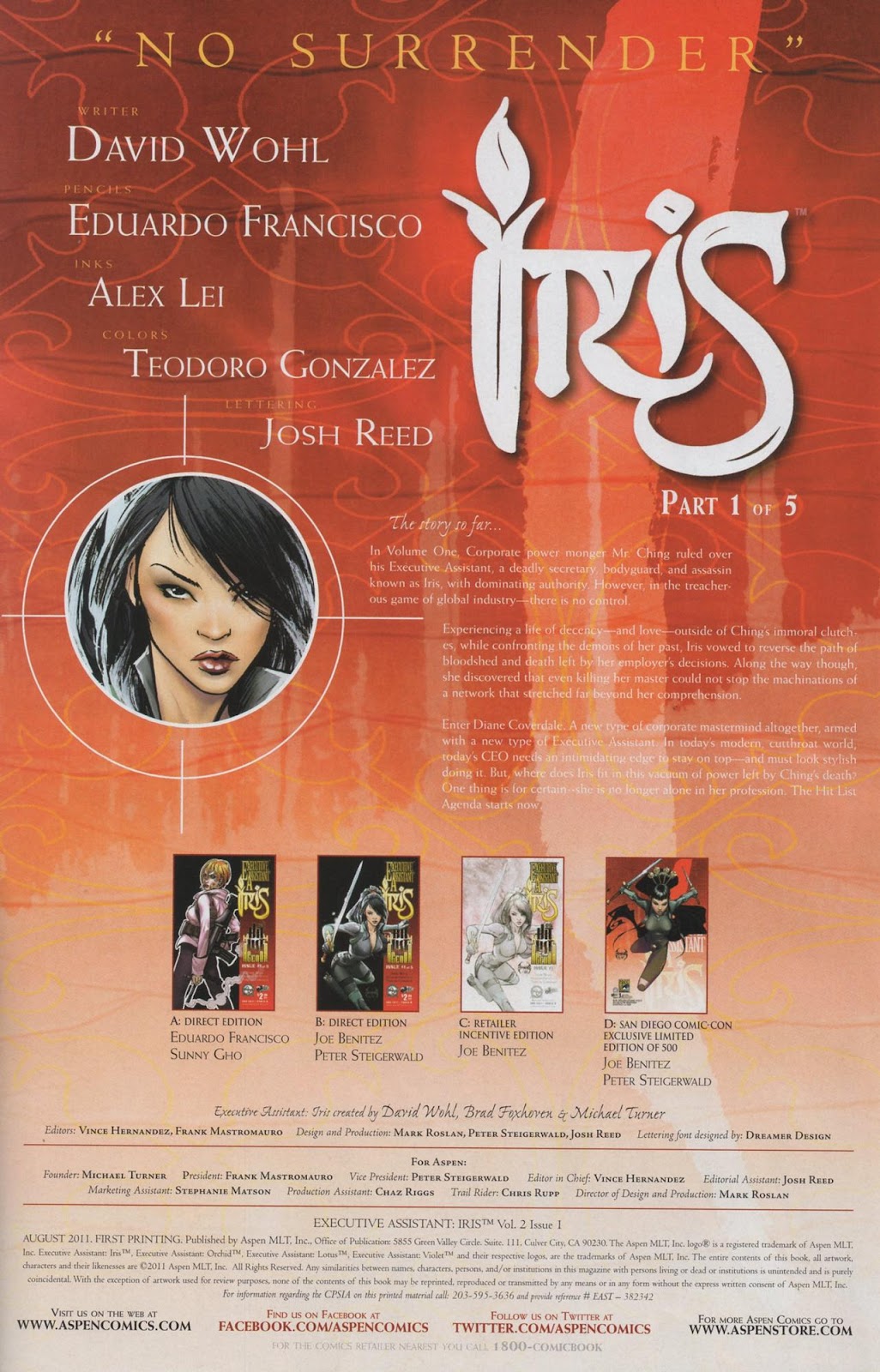 Executive Assistant Iris (2011) Issue #1 - Page 4