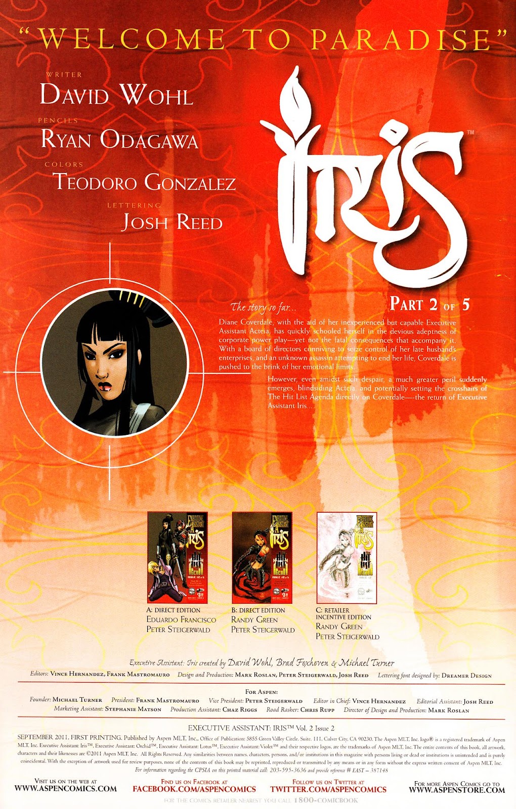 Executive Assistant Iris (2011) Issue #2 - Page 4