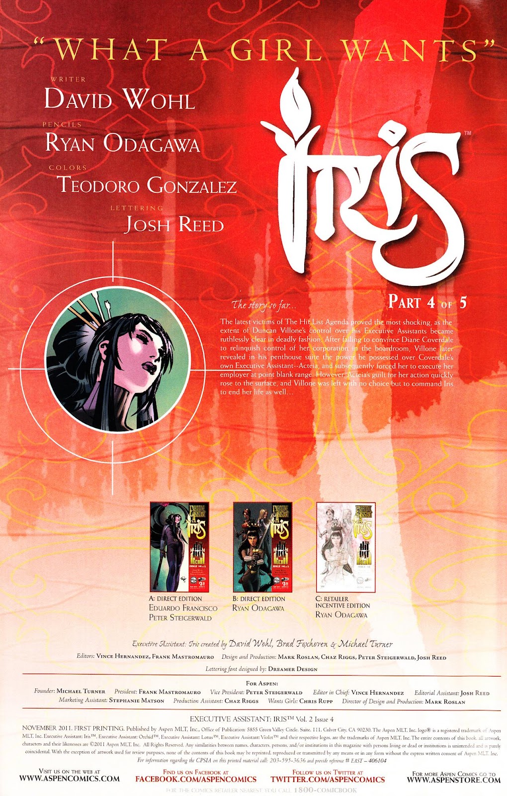 Executive Assistant Iris (2011) Issue #4 - Page 4