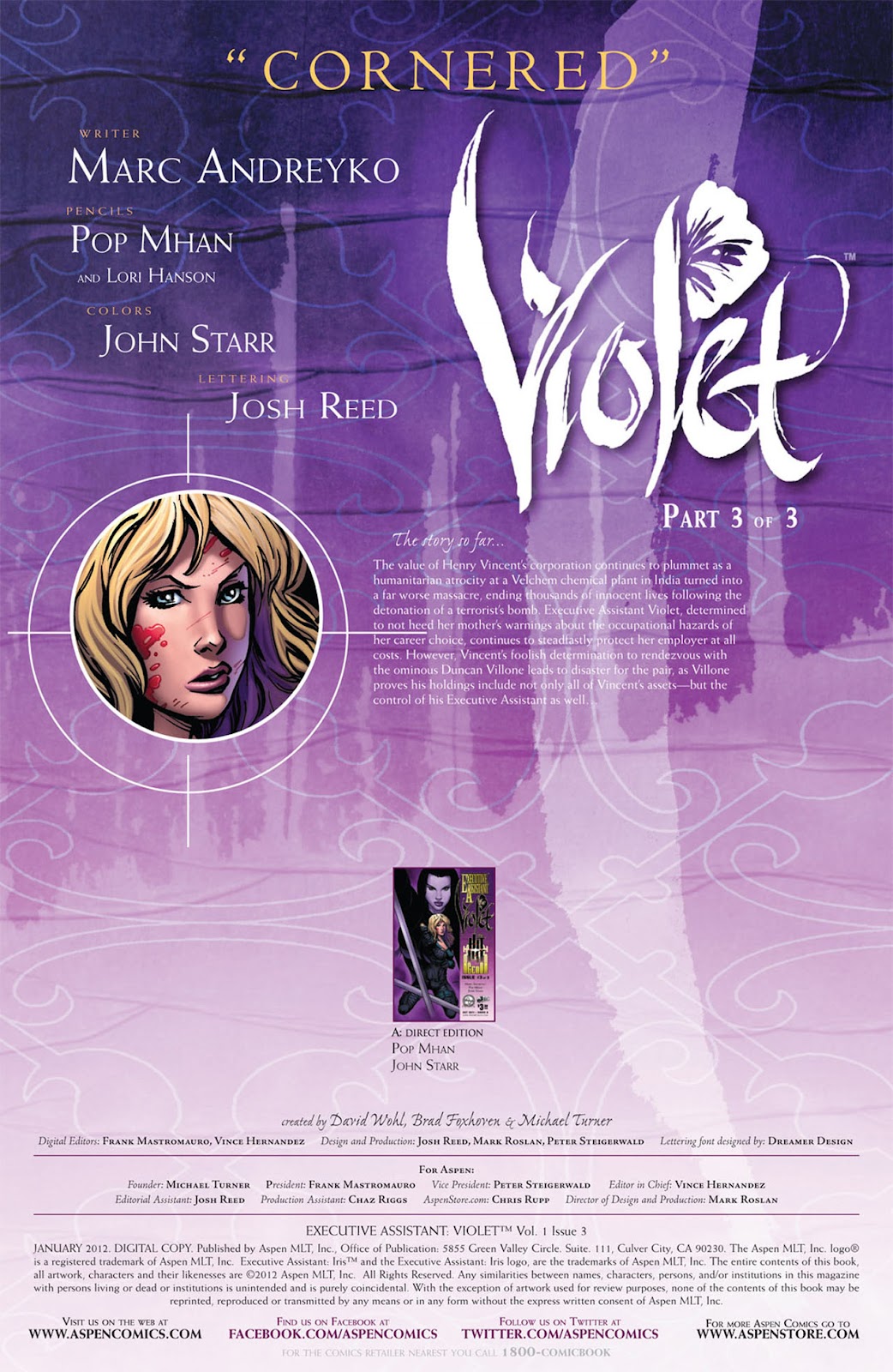 Executive Assistant: Violet Issue #3 - Page 2