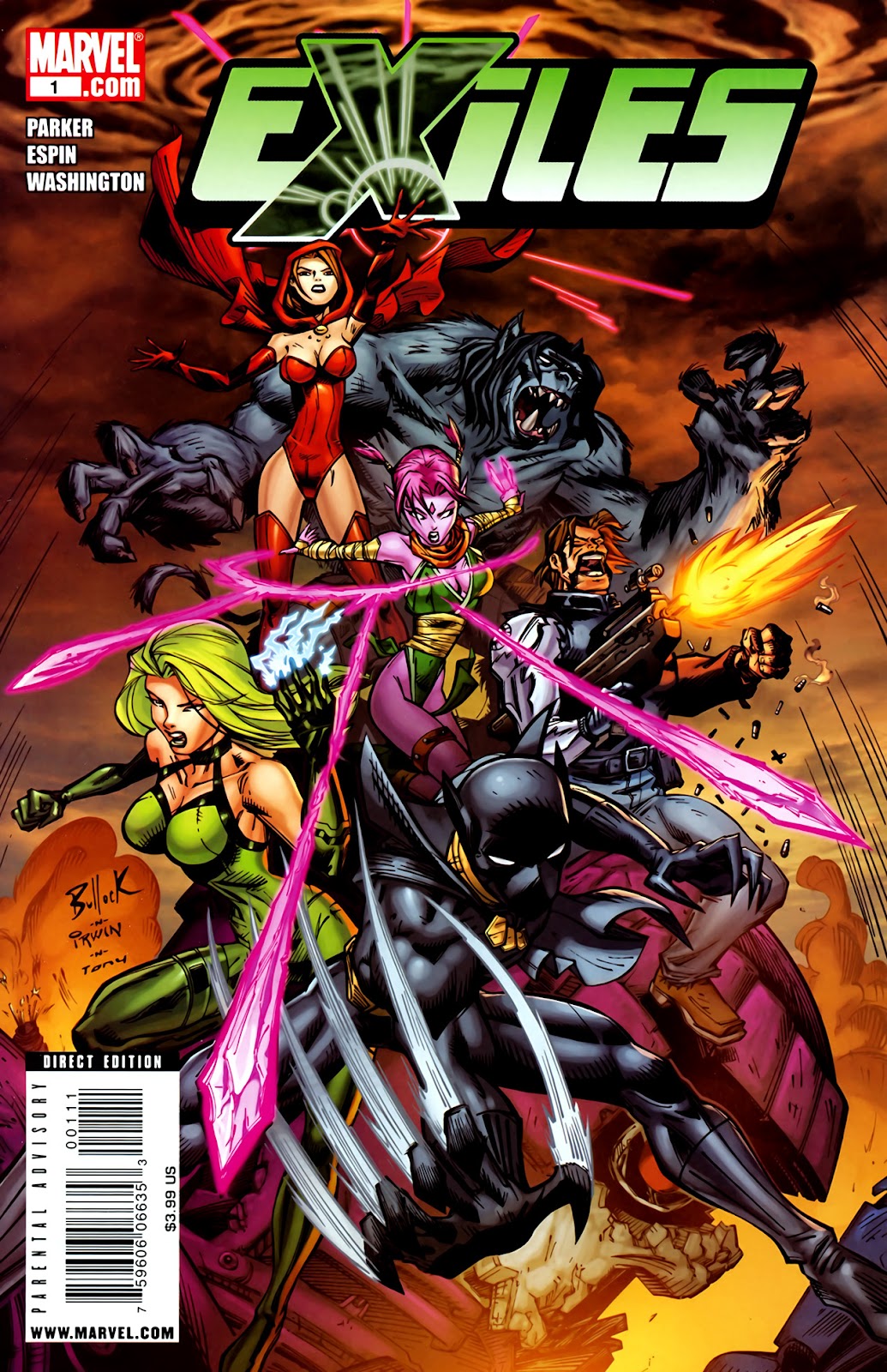 Exiles (2009) Issue #1 - Page 1