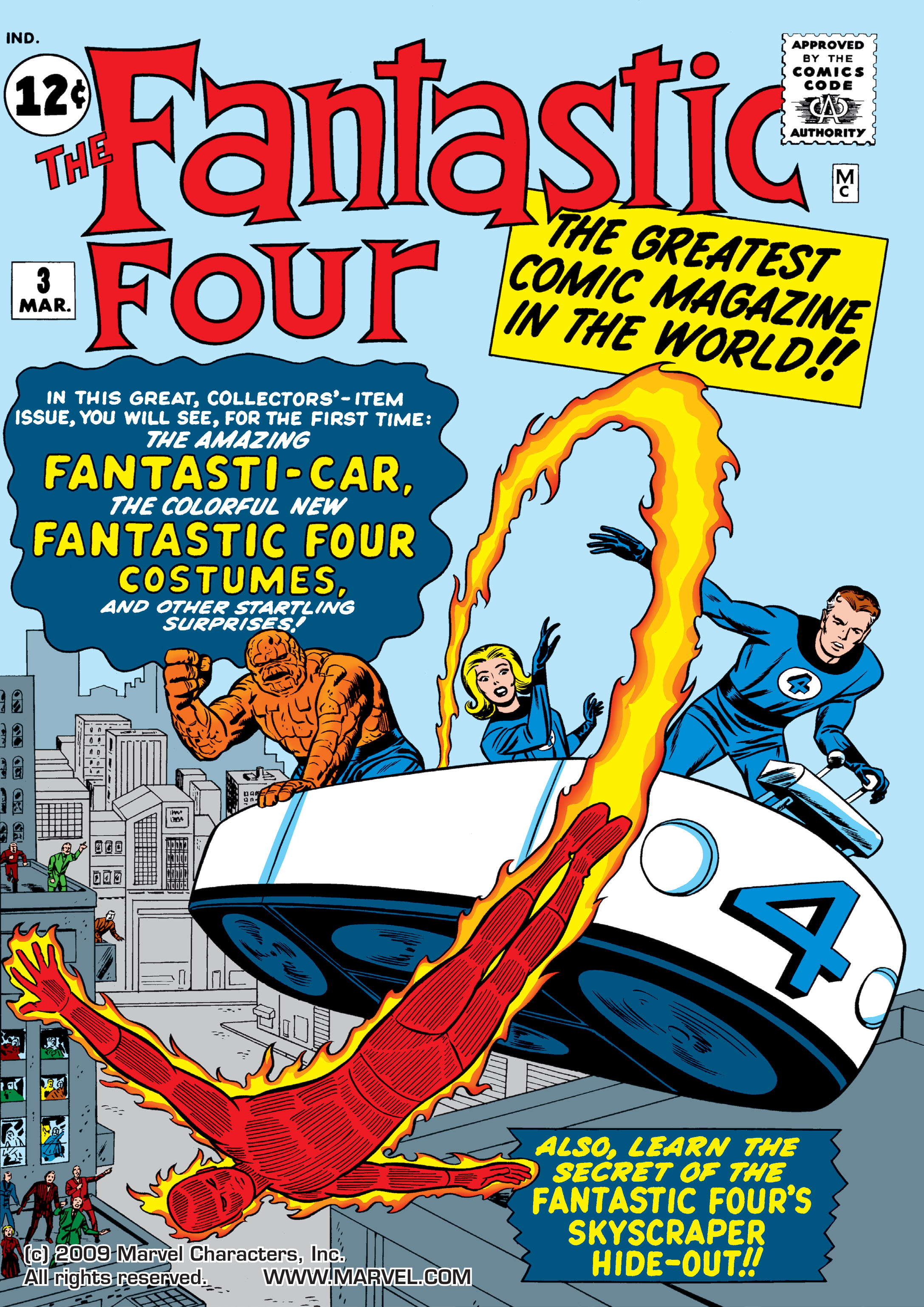 Fantastic Four (1961) Issue #3 - Page 1