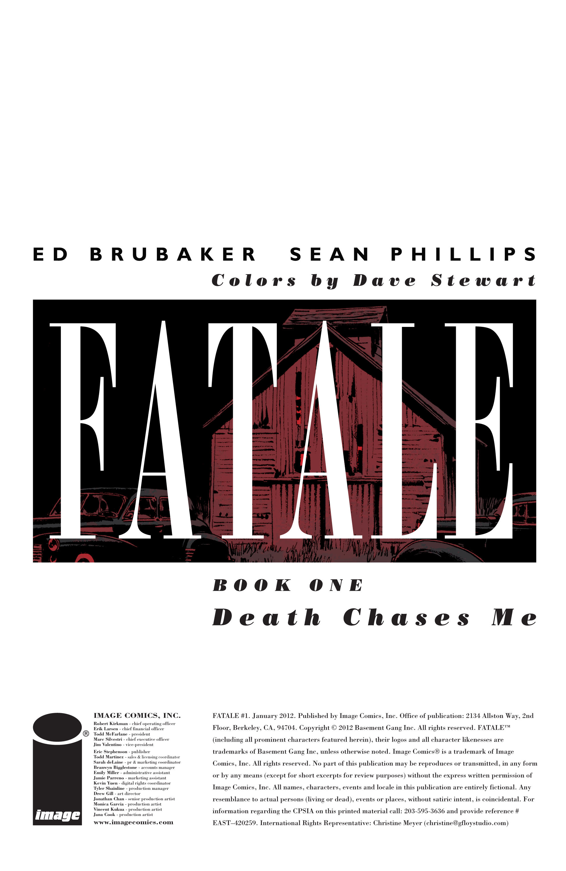 Fatale Issue #1 - Page 2