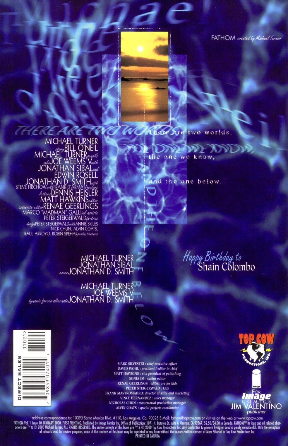Fathom (1998) Issue #10 - Page 2