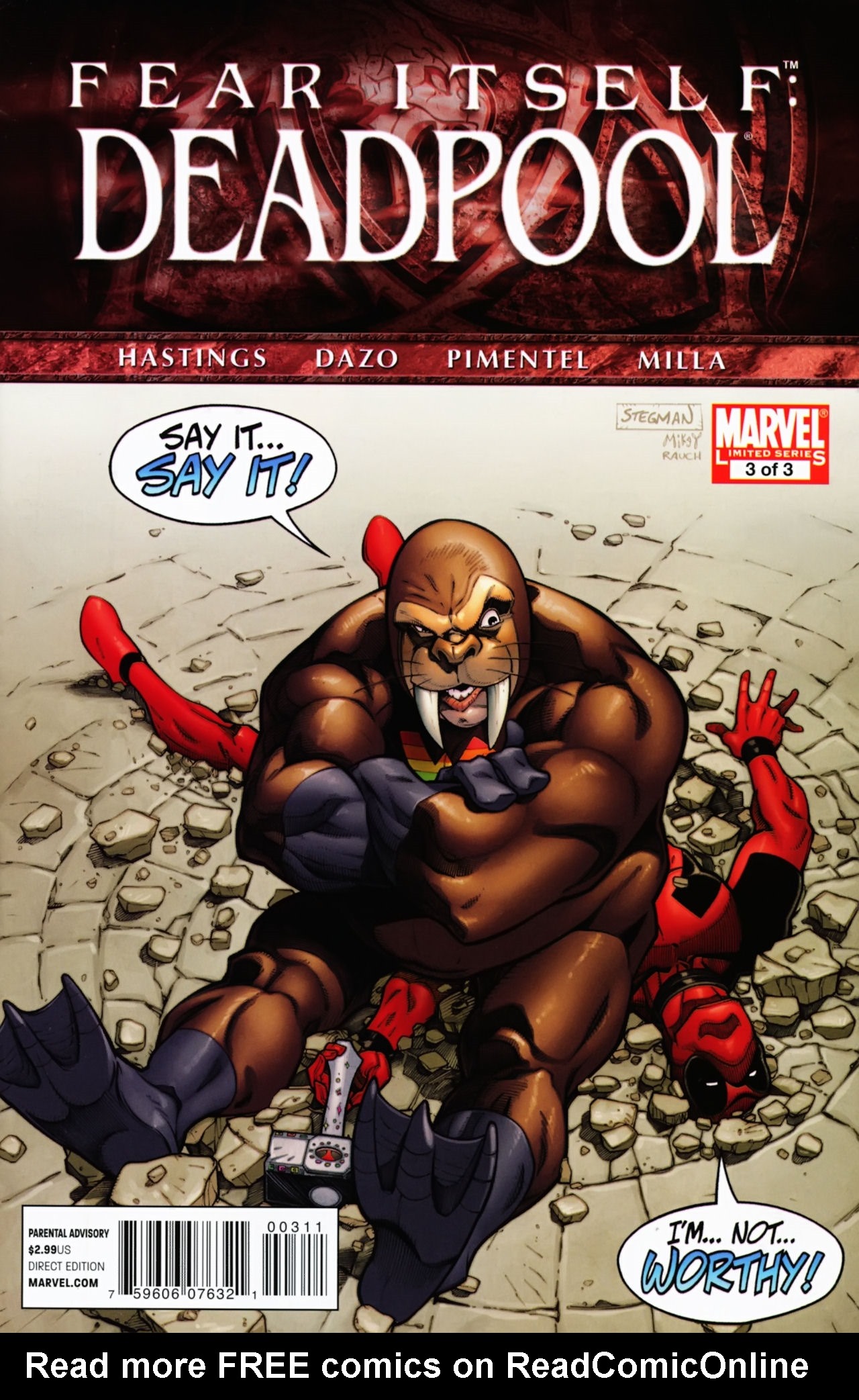 Fear Itself: Deadpool Issue #3 - Page 1