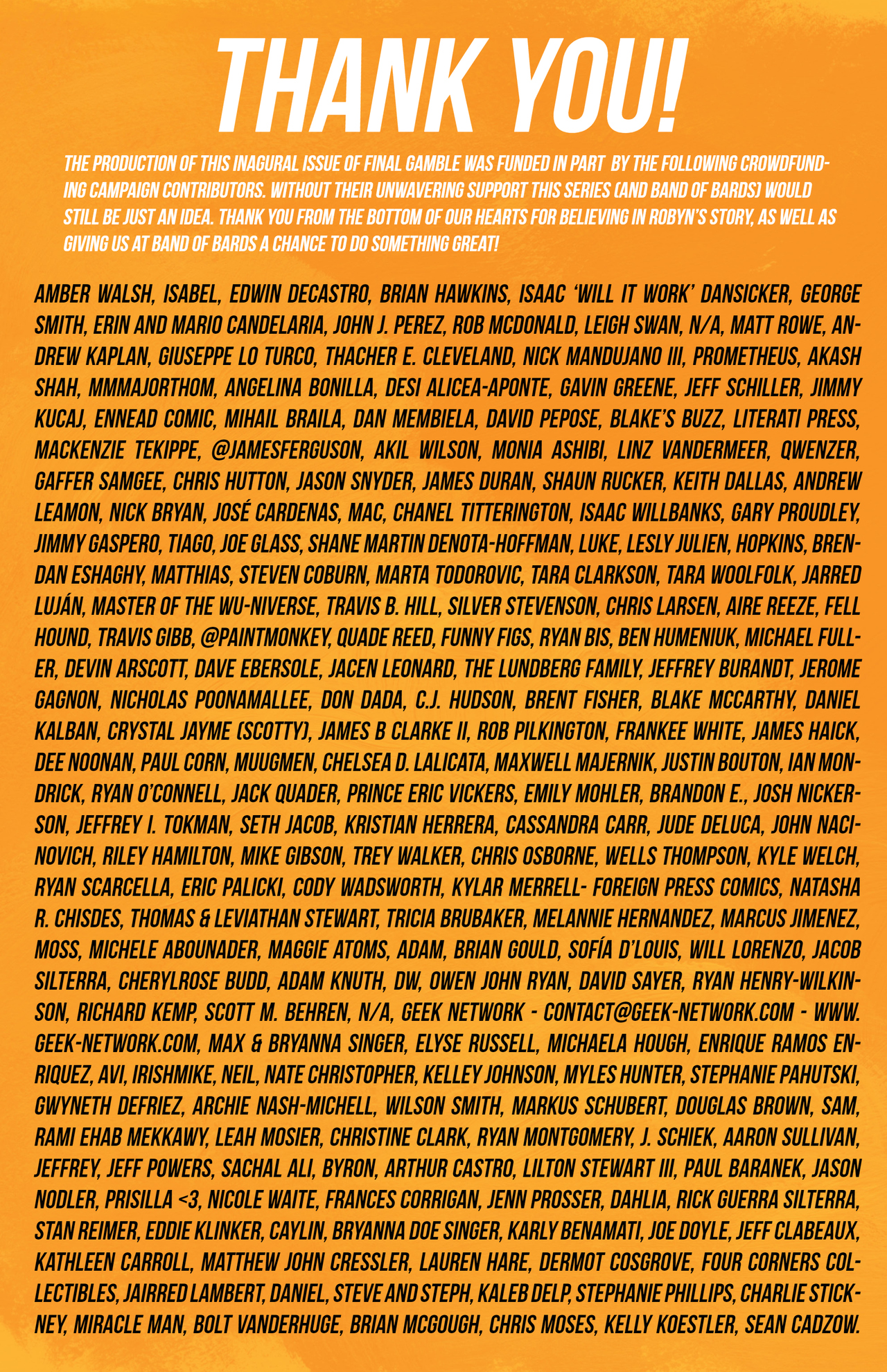 Final Gamble Issue #1 - Page 27