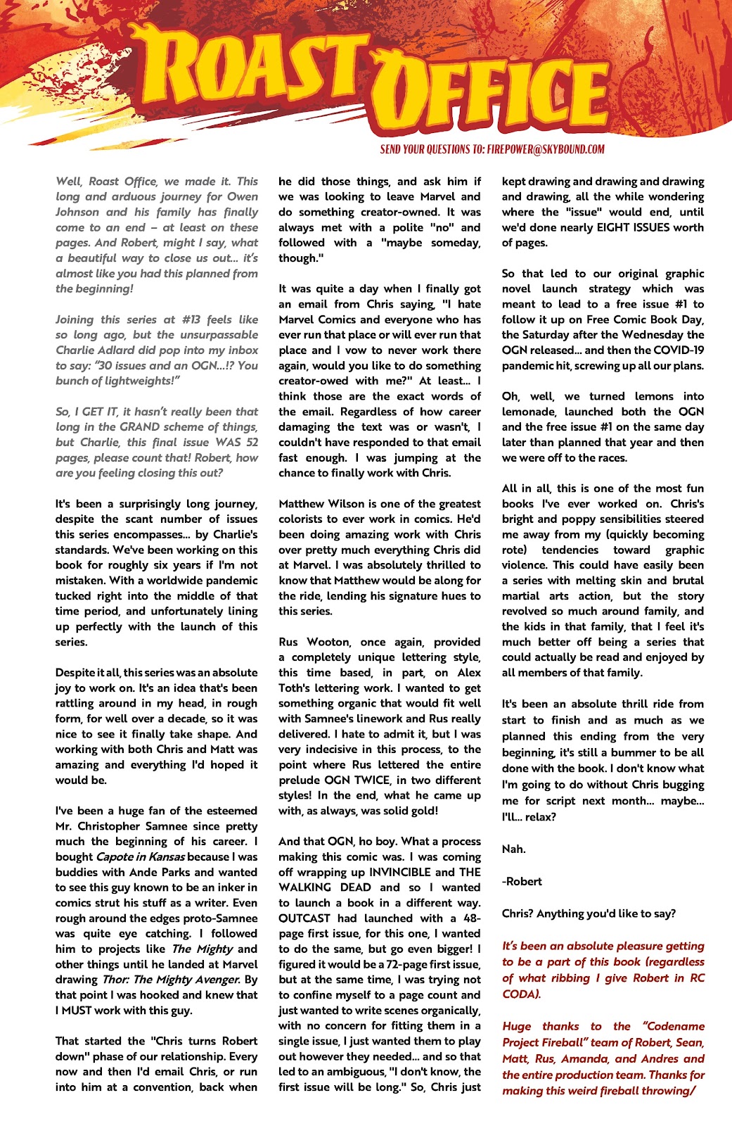 Fire Power Issue #30 - Page 52