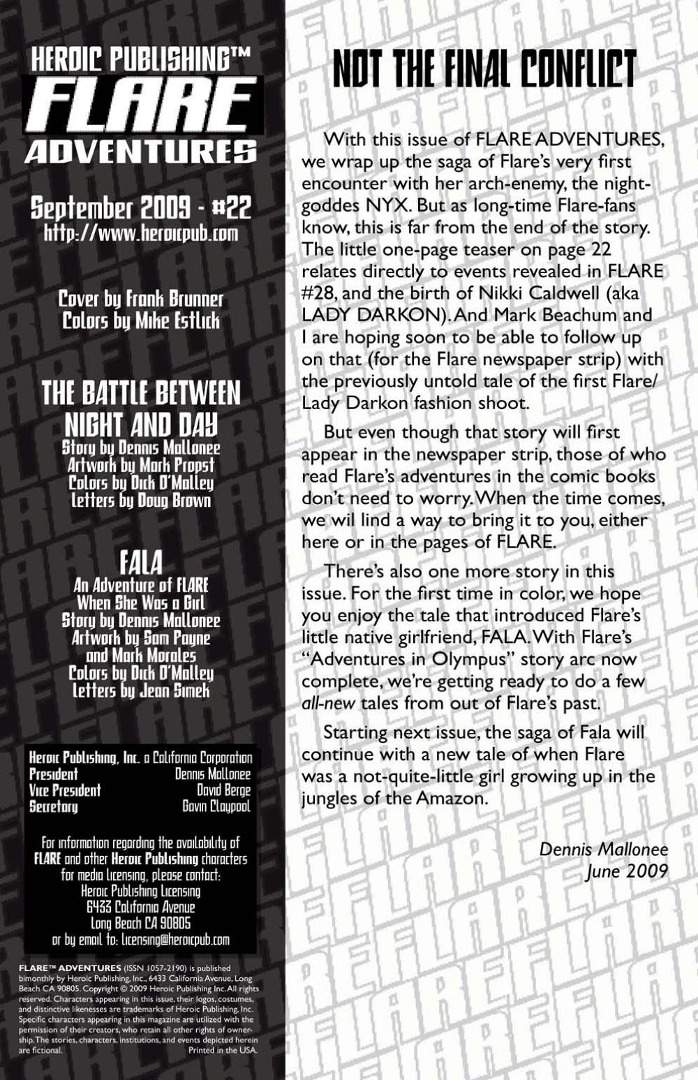 Flare Adventures Issue #22 - Page 2