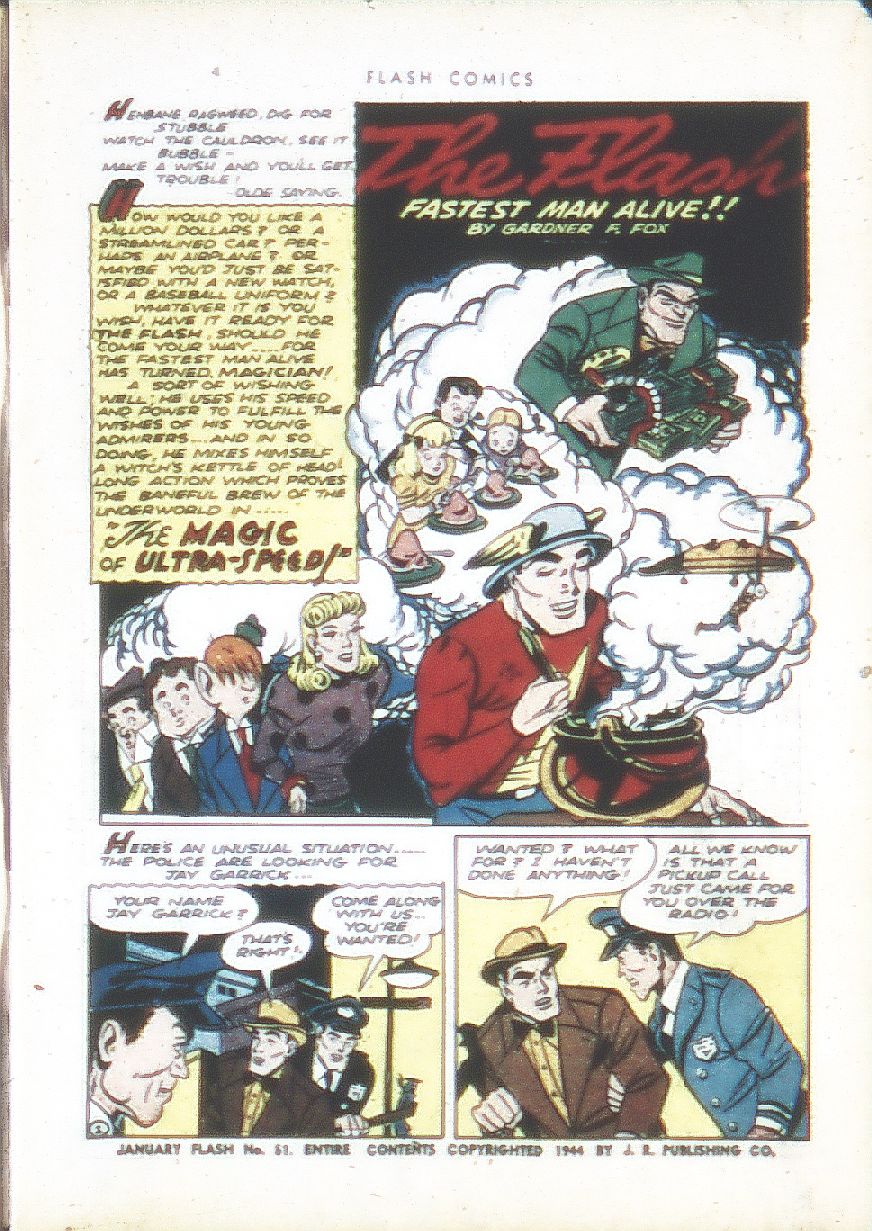 Flash Comics Issue #61 - Page 3