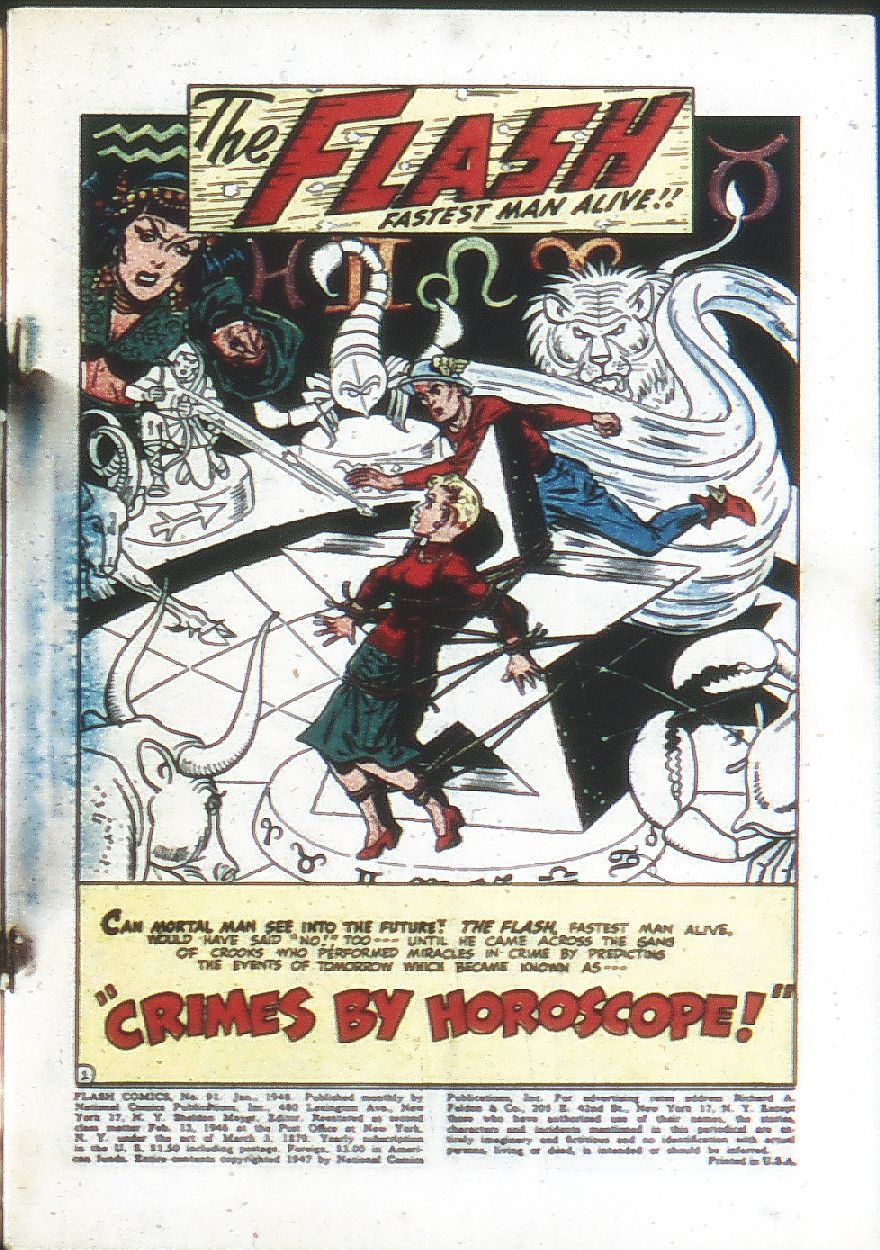 Flash Comics Issue #91 - Page 3