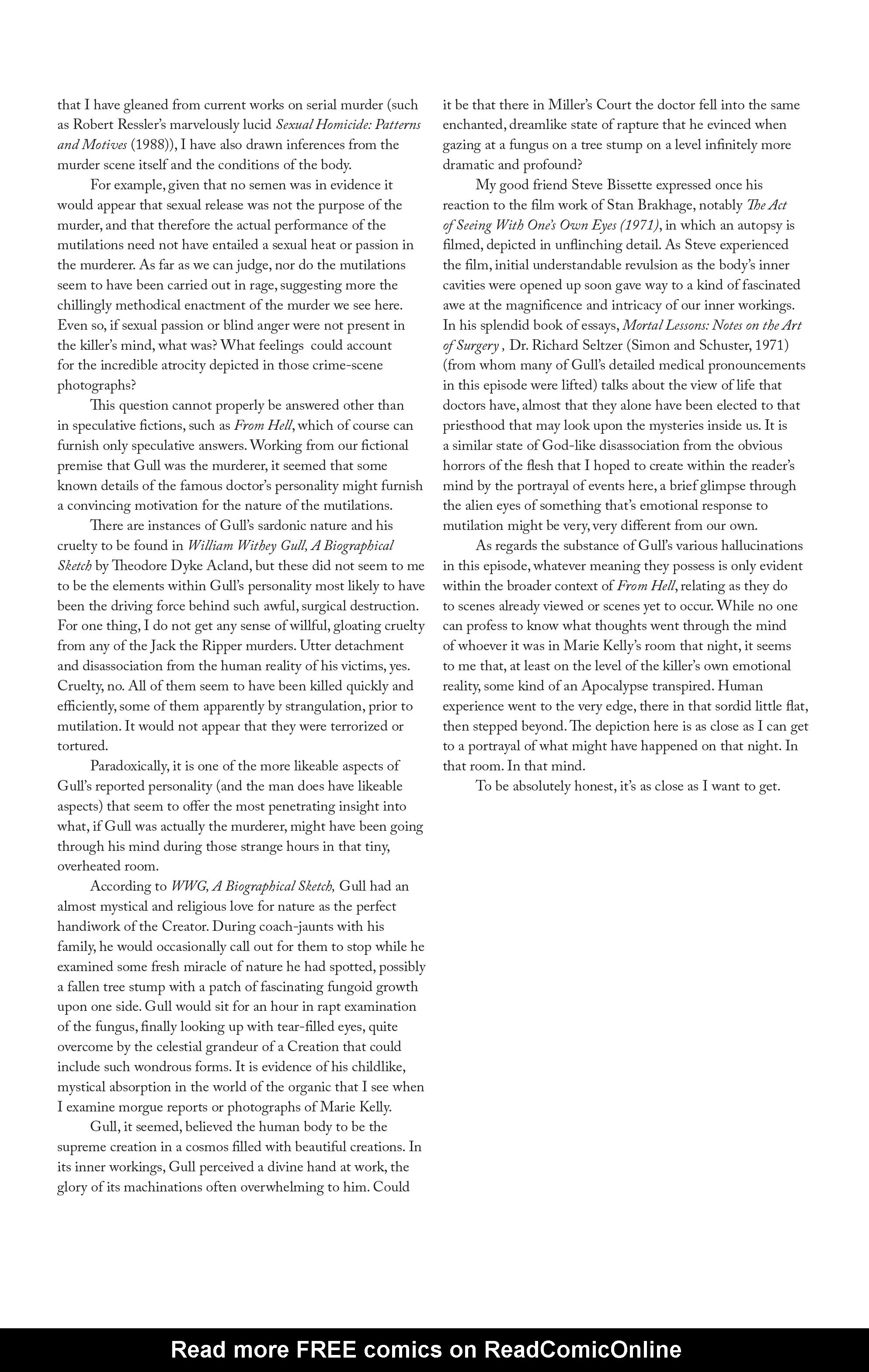 From Hell: Master Edition Issue #7 - Page 41