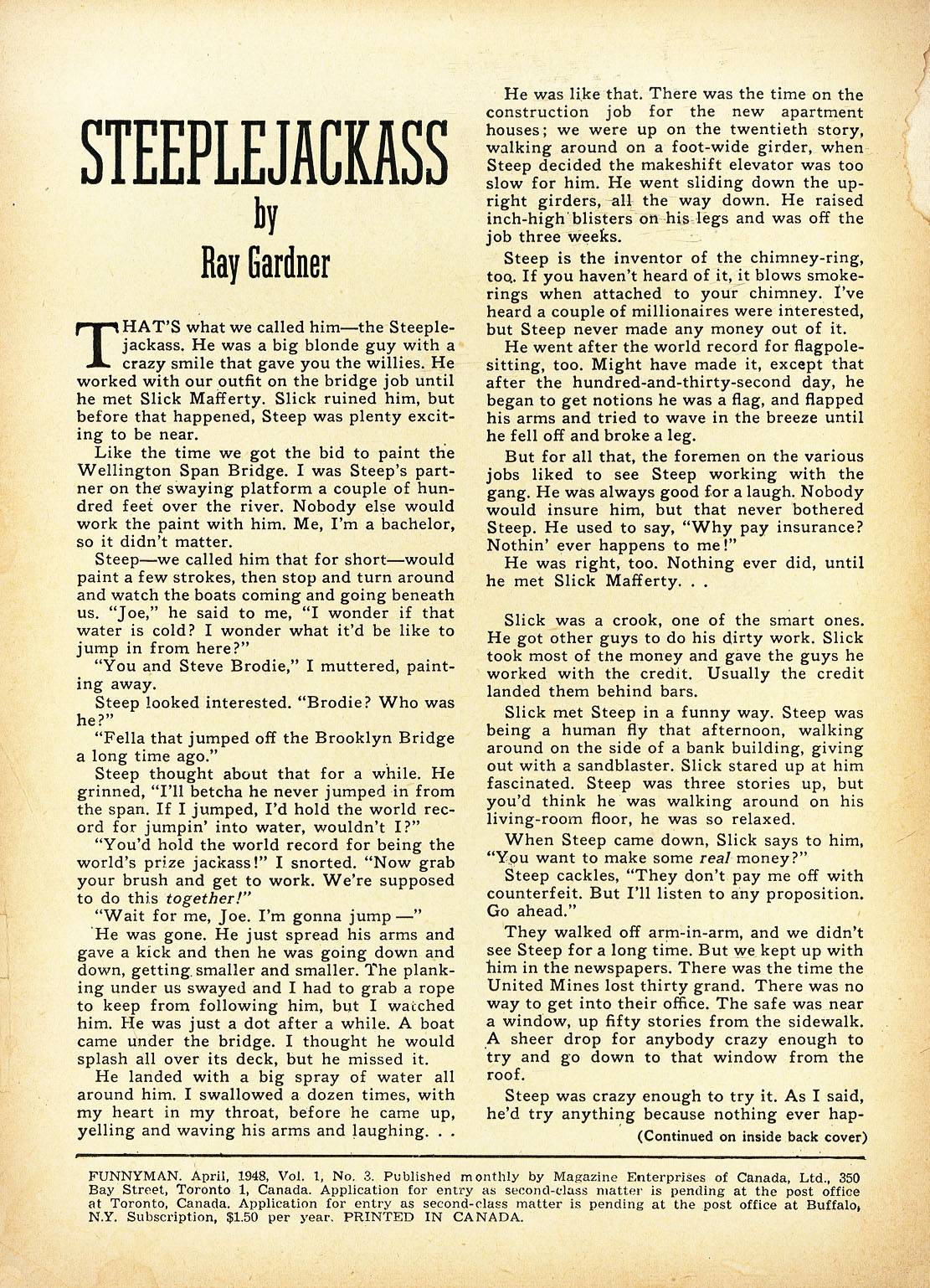 Funnyman Issue #3 - Page 2