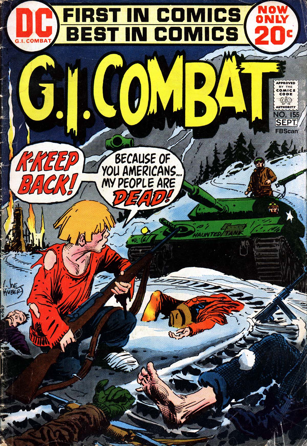 G.I. Combat (1952) Issue #155 - Page 1