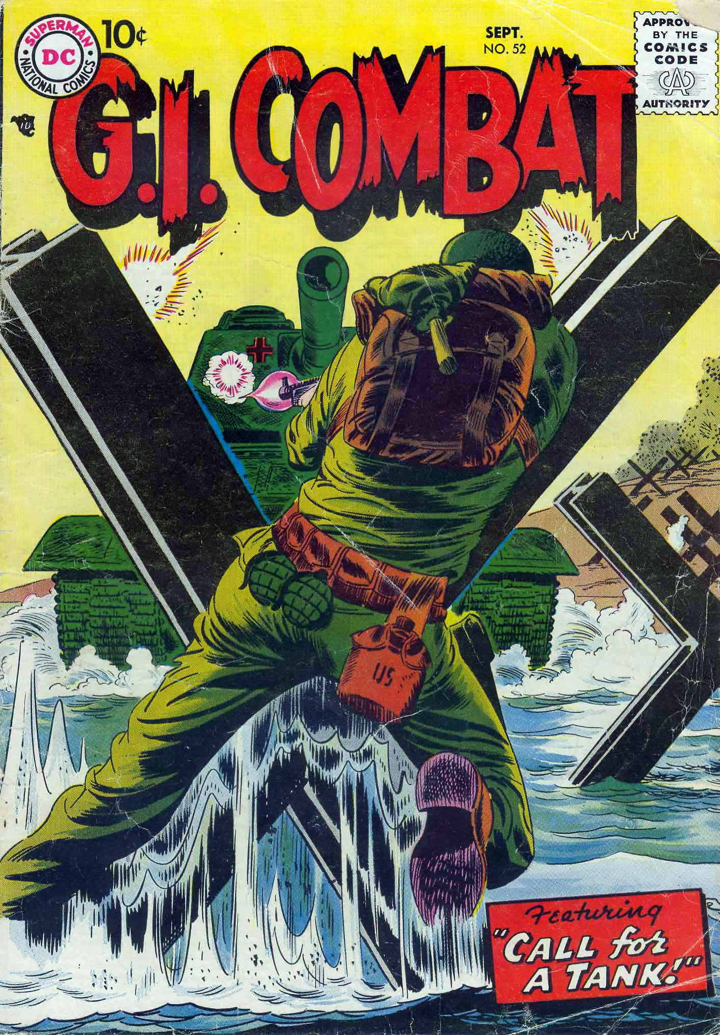 G.I. Combat (1952) Issue #52 - Page 1