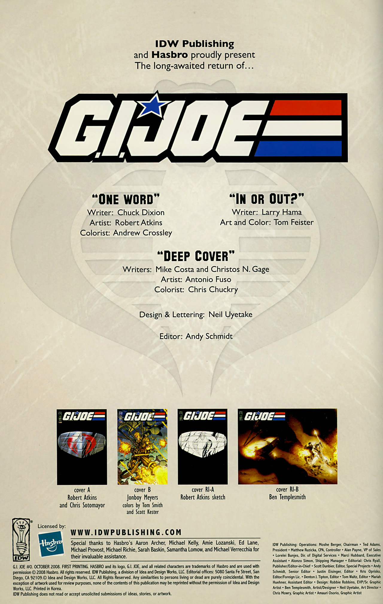 G.I. Joe (2008) Issue #0 - Page 3