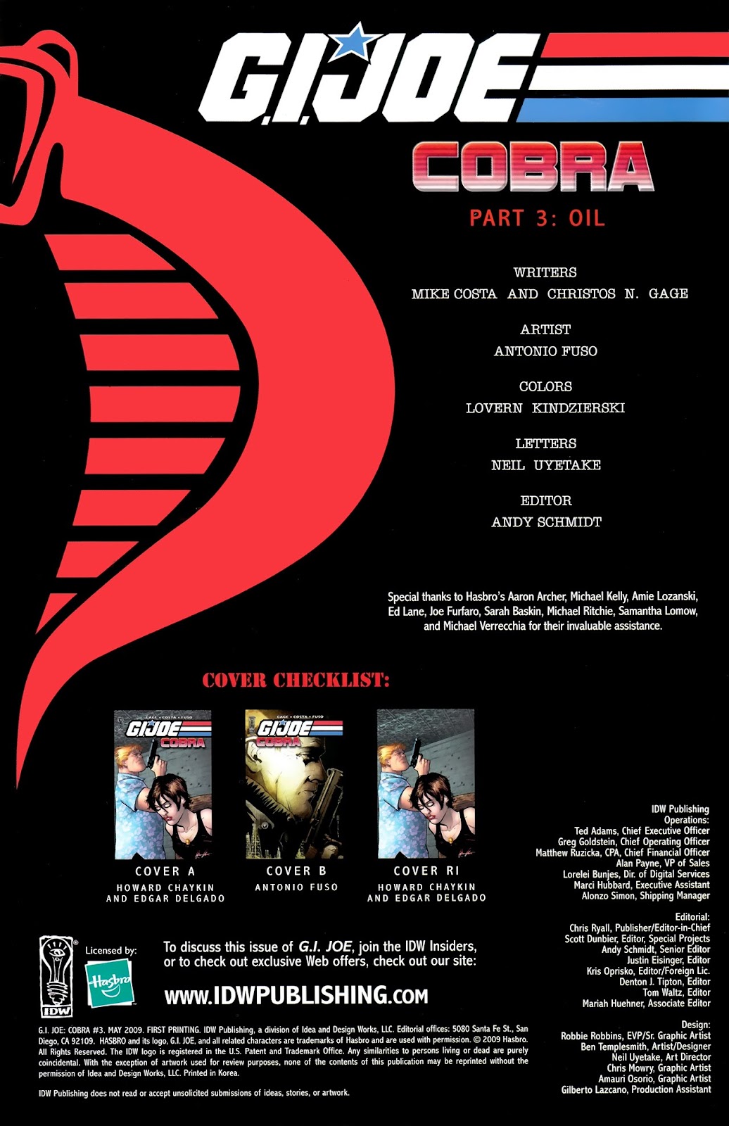 G.I. Joe Cobra (2010)  Issue #3 - Page 3
