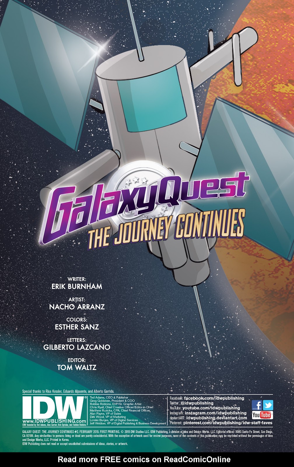 Galaxy Quest: The Journey Continues Issue #2 - Page 2