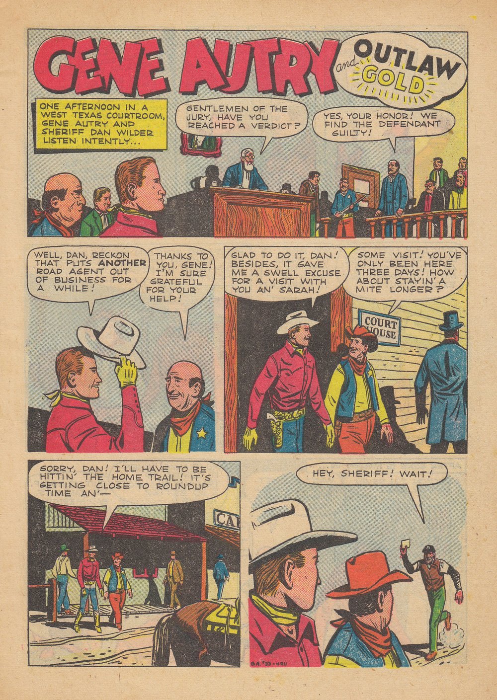 Gene Autry Comics (1946) Issue #33 - Page 3