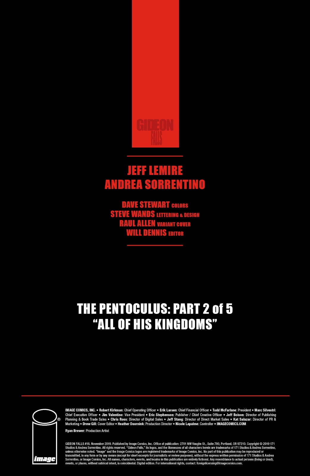 Gideon Falls Issue #18 - Page 2